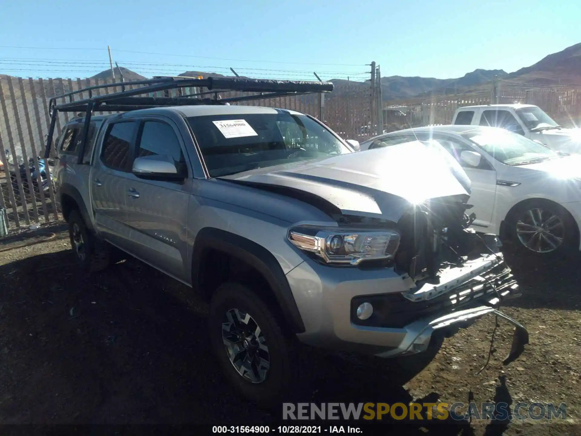 1 Photograph of a damaged car 5TFCZ5AN5LX234429 TOYOTA TACOMA 4WD 2020