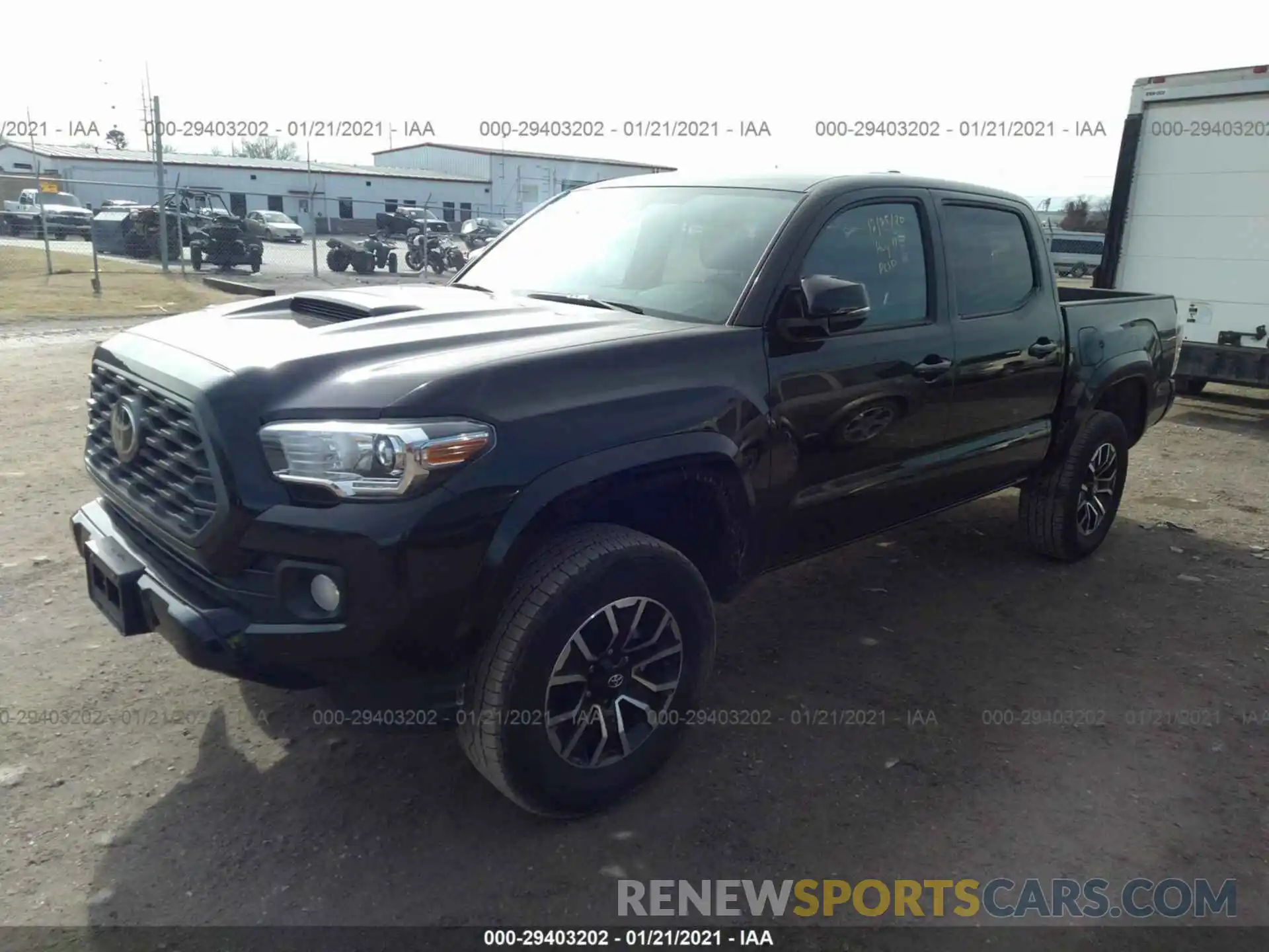 2 Photograph of a damaged car 5TFCZ5AN6LX230972 TOYOTA TACOMA 4WD 2020