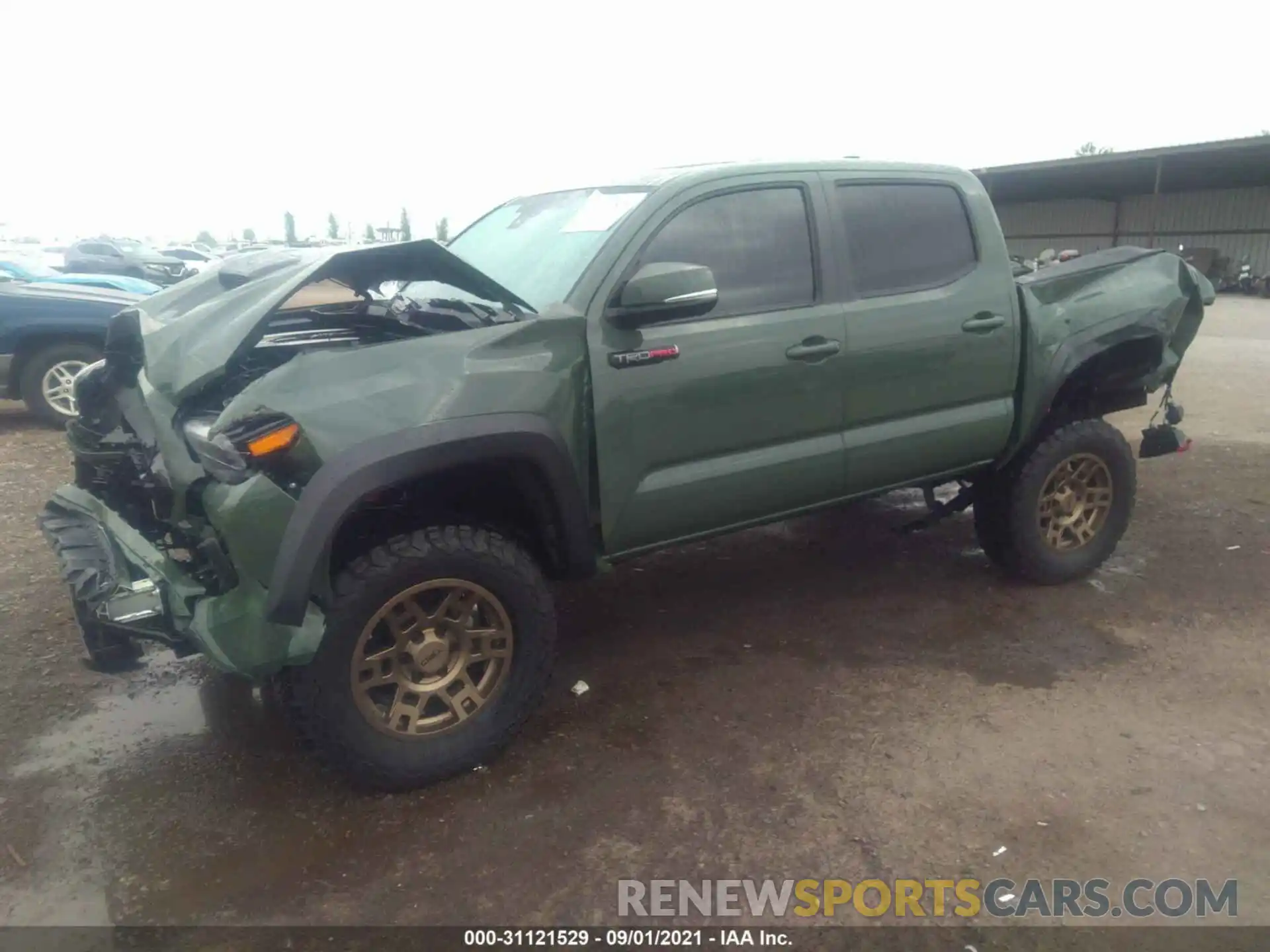 2 Photograph of a damaged car 5TFCZ5AN6LX241471 TOYOTA TACOMA 4WD 2020