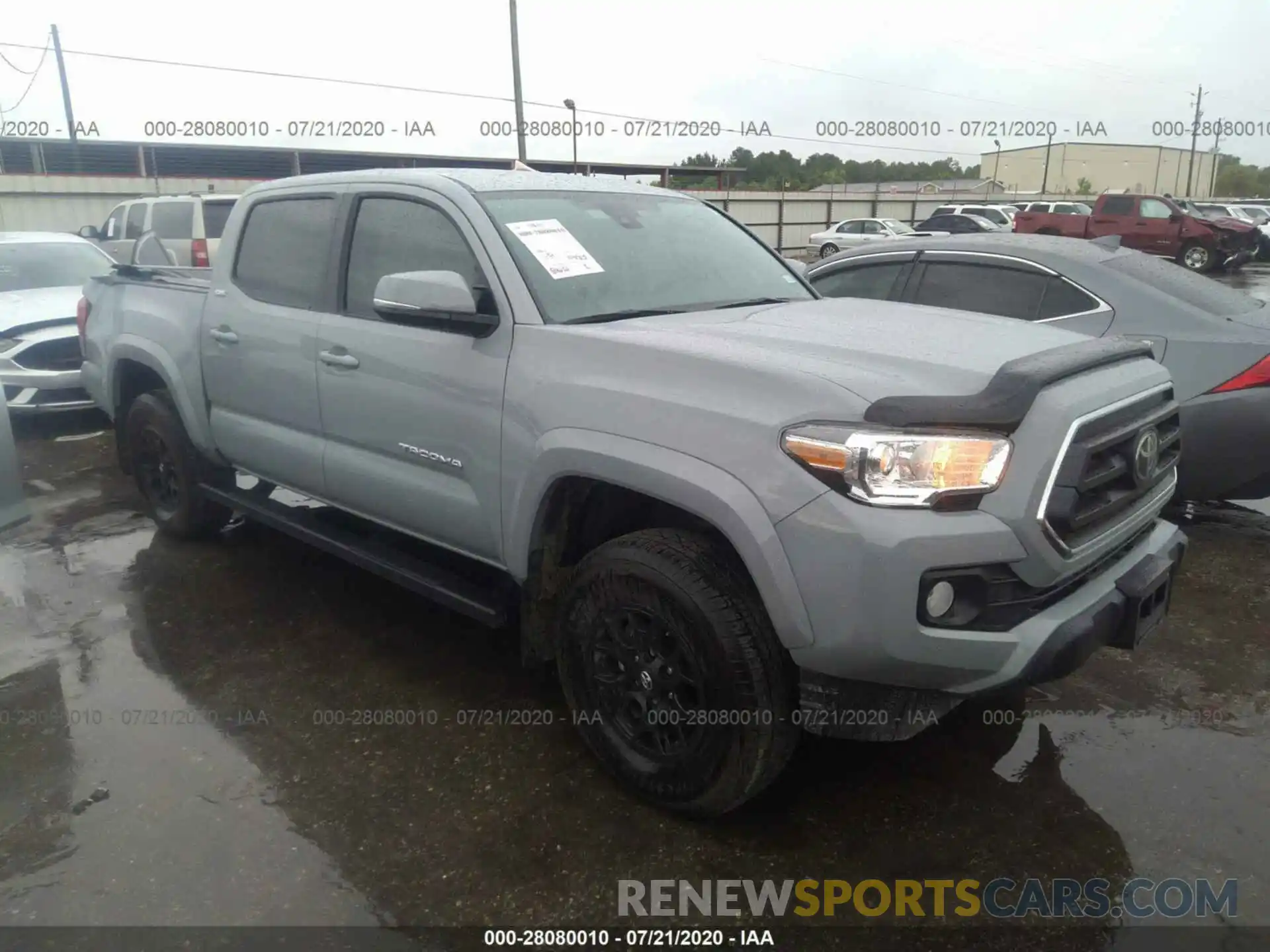 1 Photograph of a damaged car 5TFCZ5AN7LX233900 TOYOTA TACOMA 4WD 2020