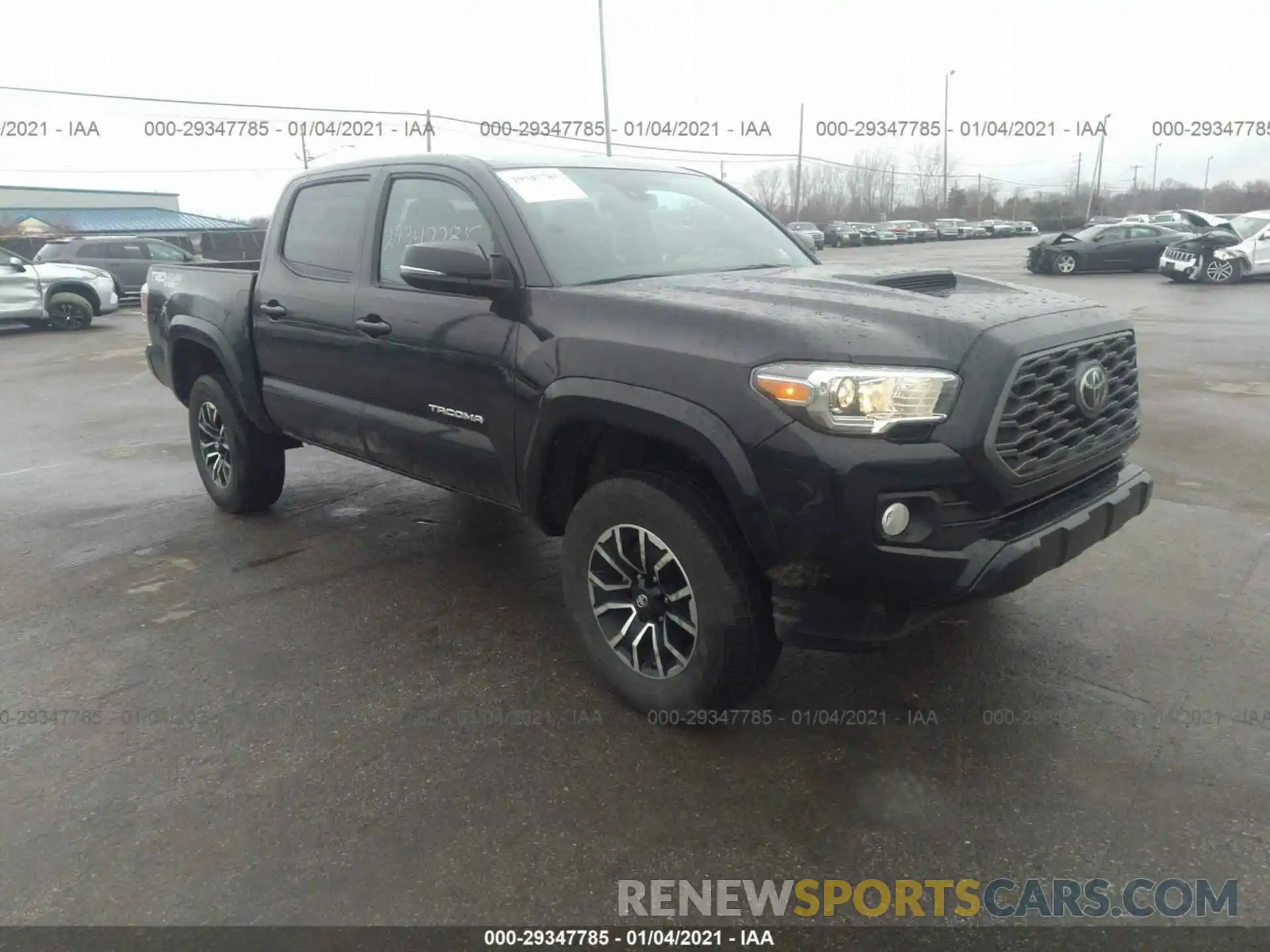 1 Photograph of a damaged car 5TFCZ5AN8LX225255 TOYOTA TACOMA 4WD 2020