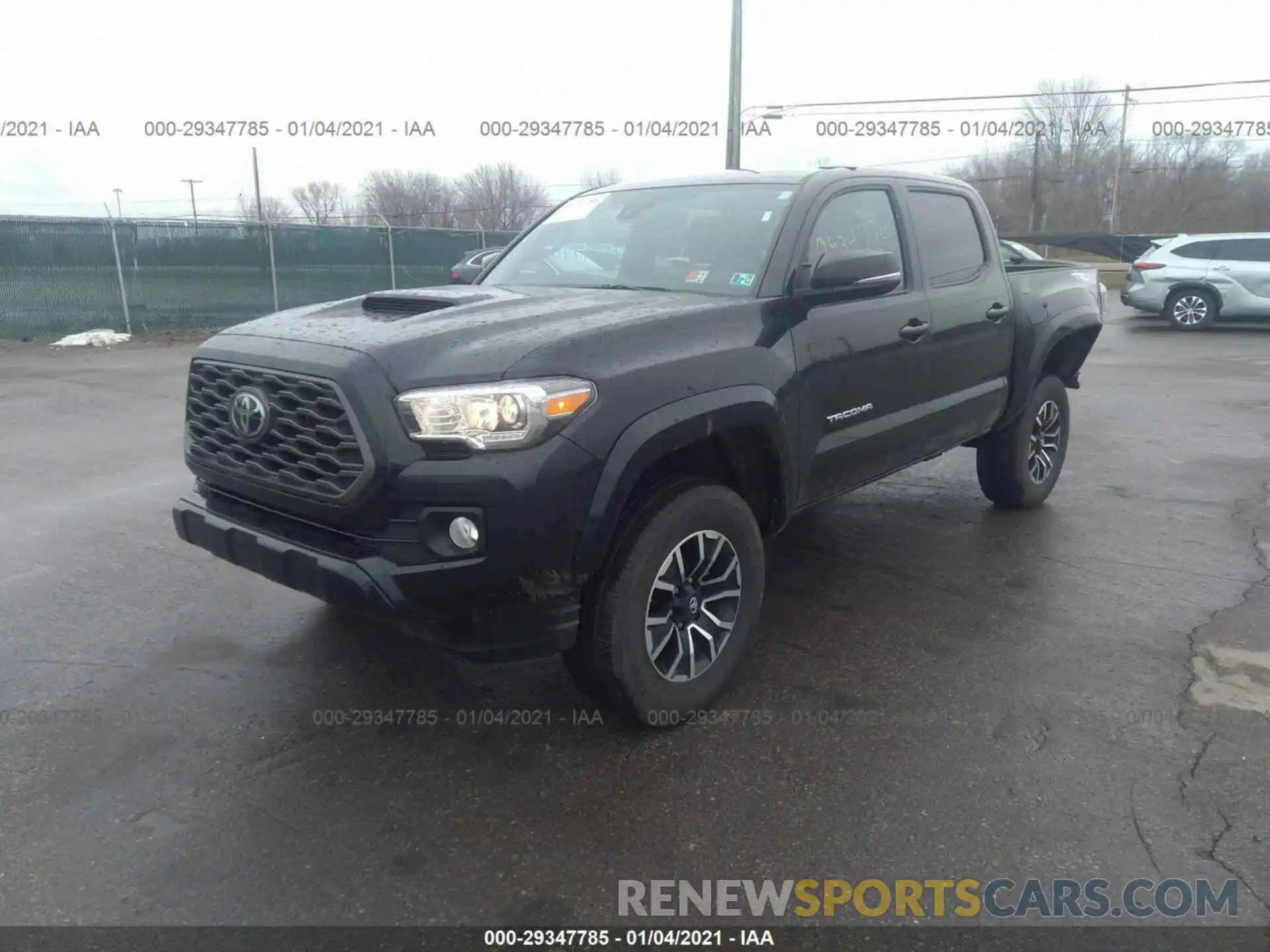 2 Photograph of a damaged car 5TFCZ5AN8LX225255 TOYOTA TACOMA 4WD 2020