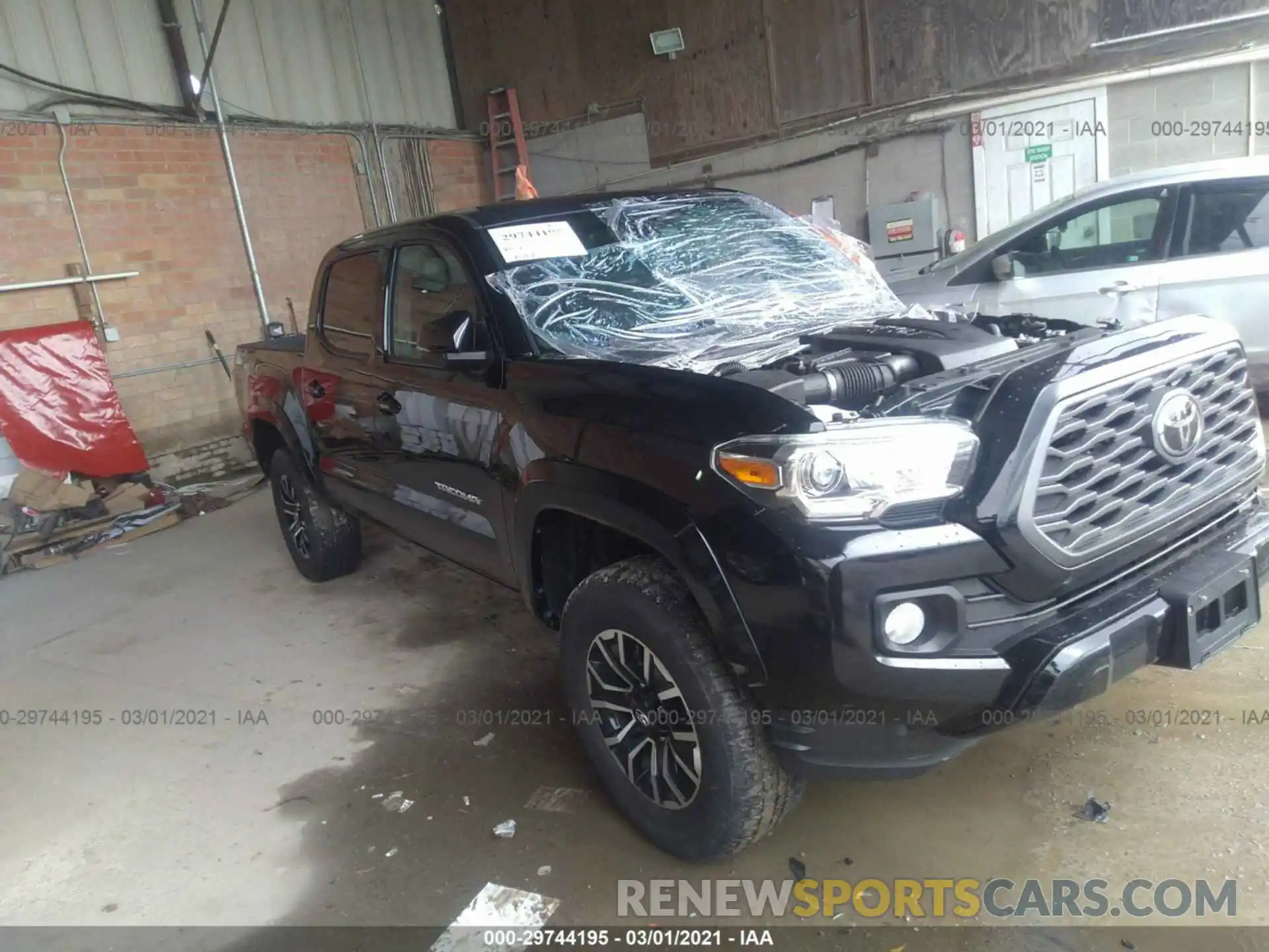 1 Photograph of a damaged car 5TFCZ5AN8LX230603 TOYOTA TACOMA 4WD 2020