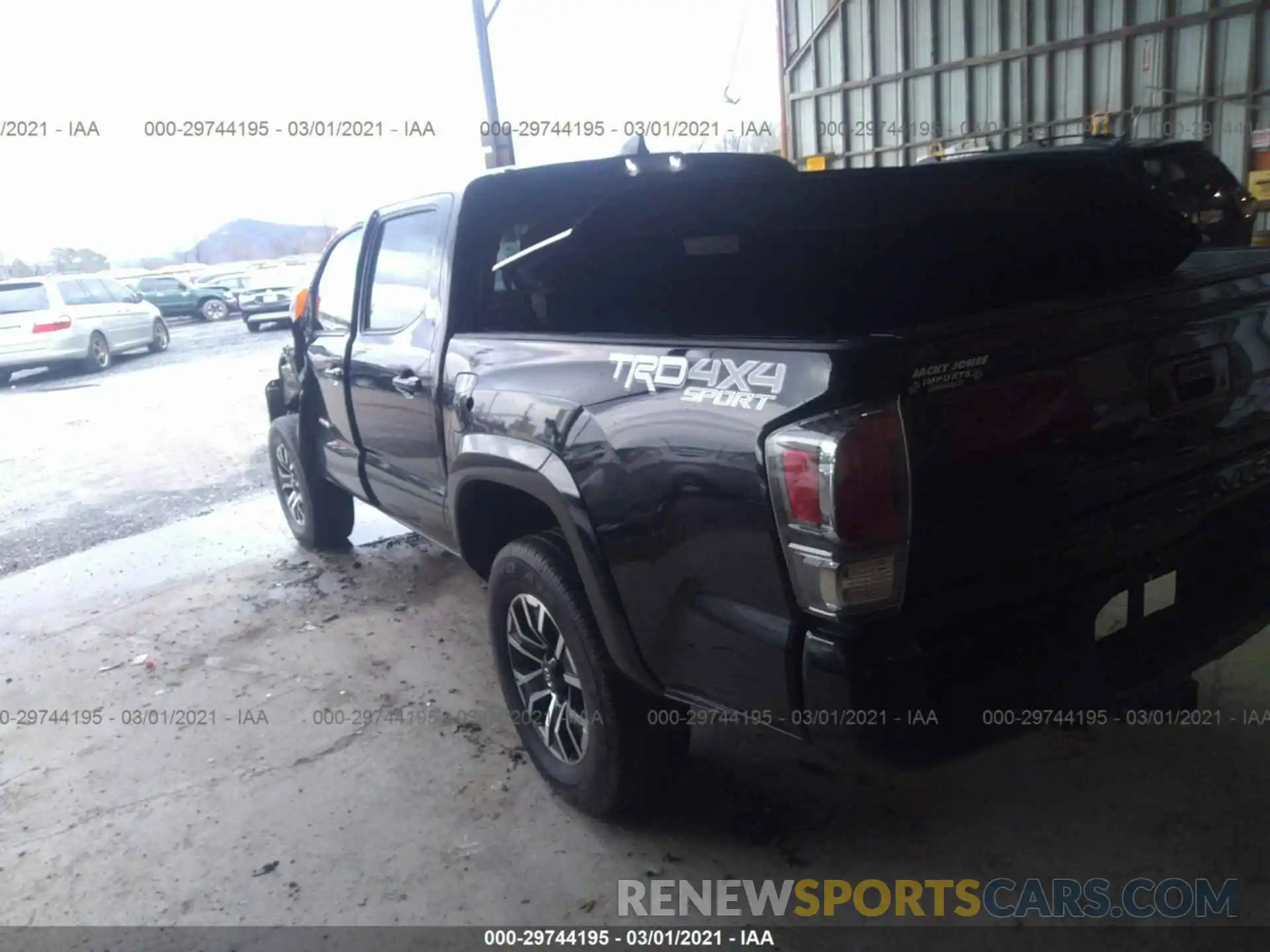 3 Photograph of a damaged car 5TFCZ5AN8LX230603 TOYOTA TACOMA 4WD 2020