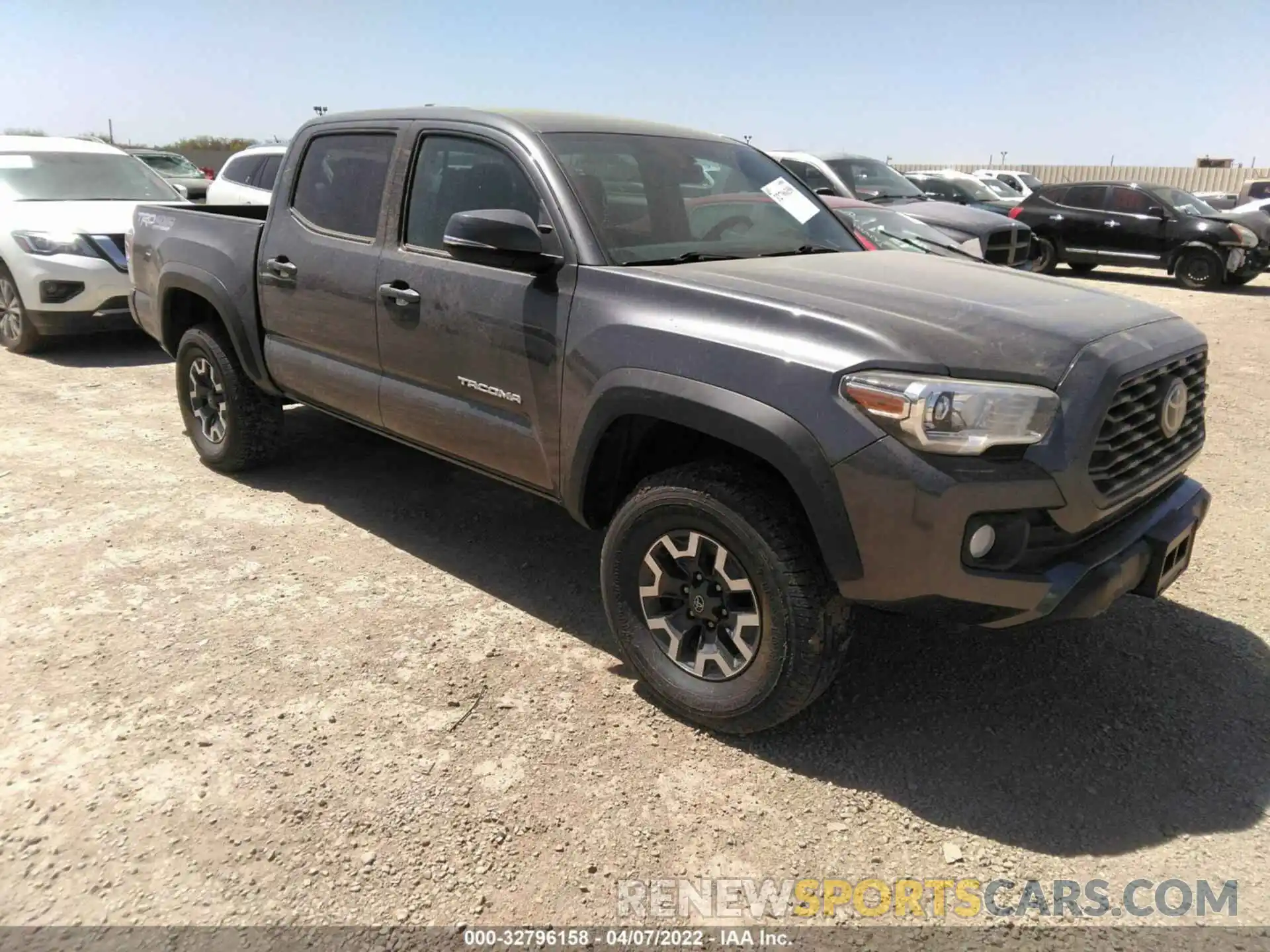 1 Photograph of a damaged car 5TFCZ5AN8LX230911 TOYOTA TACOMA 4WD 2020