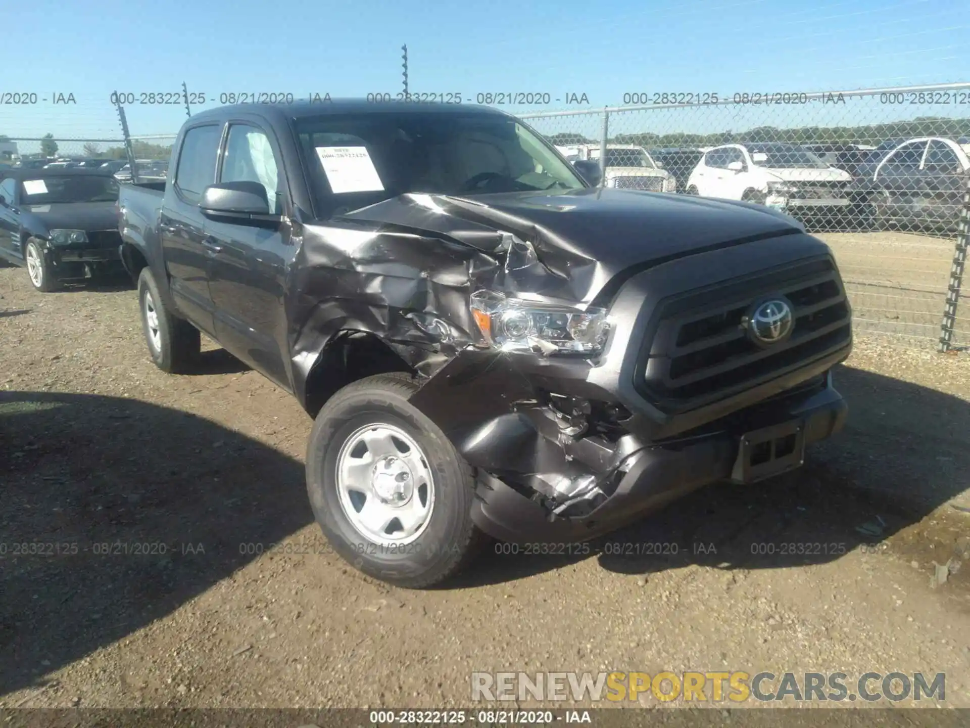 6 Photograph of a damaged car 5TFCZ5AN8LX236322 TOYOTA TACOMA 4WD 2020