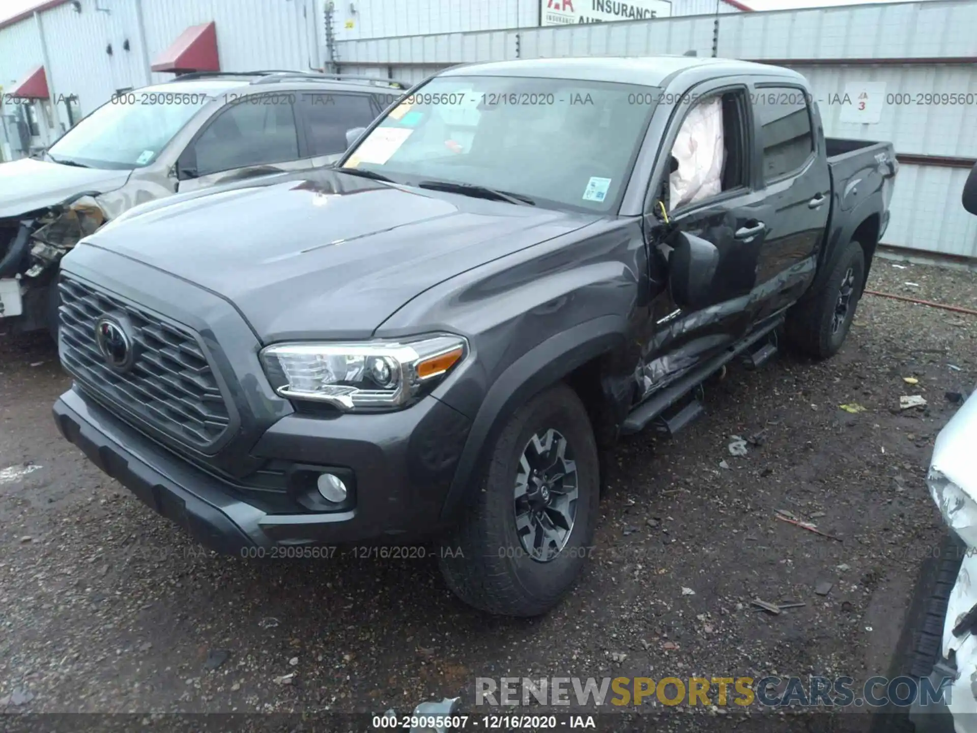 2 Photograph of a damaged car 5TFCZ5AN8LX238250 TOYOTA TACOMA 4WD 2020