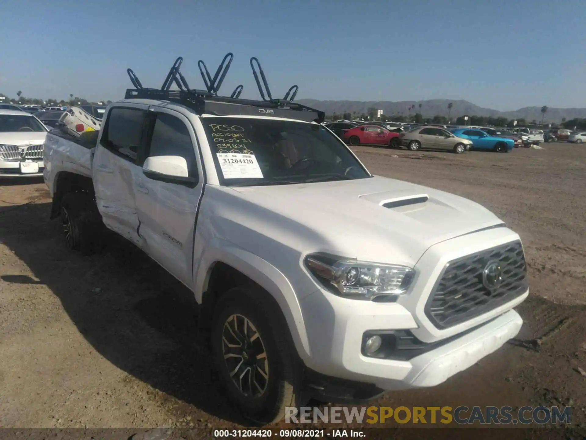 1 Photograph of a damaged car 5TFCZ5AN8LX239804 TOYOTA TACOMA 4WD 2020