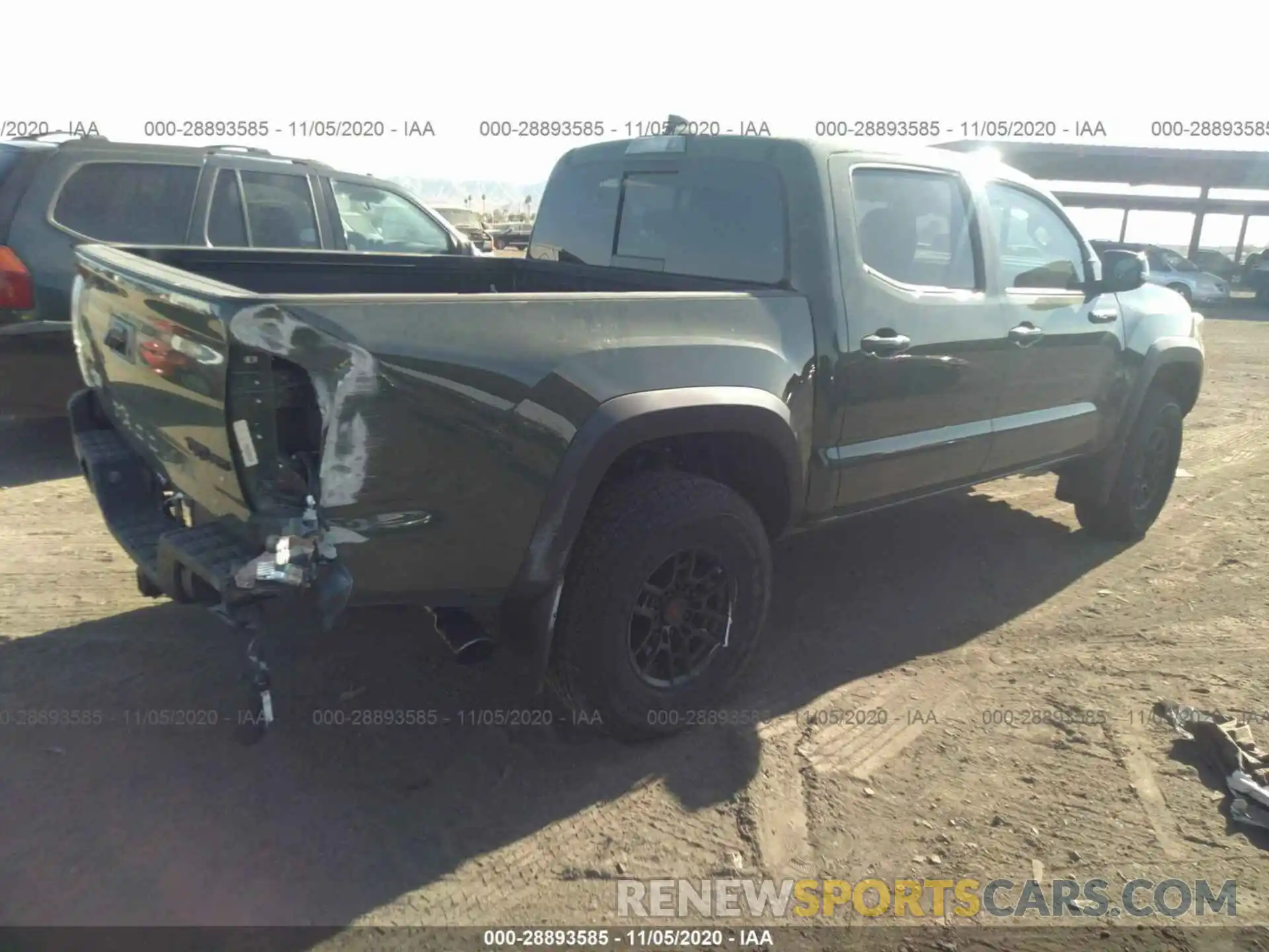 4 Photograph of a damaged car 5TFCZ5AN8LX240371 TOYOTA TACOMA 4WD 2020