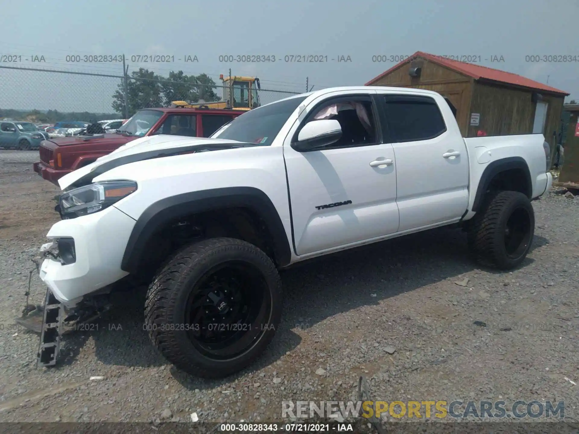 2 Photograph of a damaged car 5TFCZ5AN9LX225278 TOYOTA TACOMA 4WD 2020