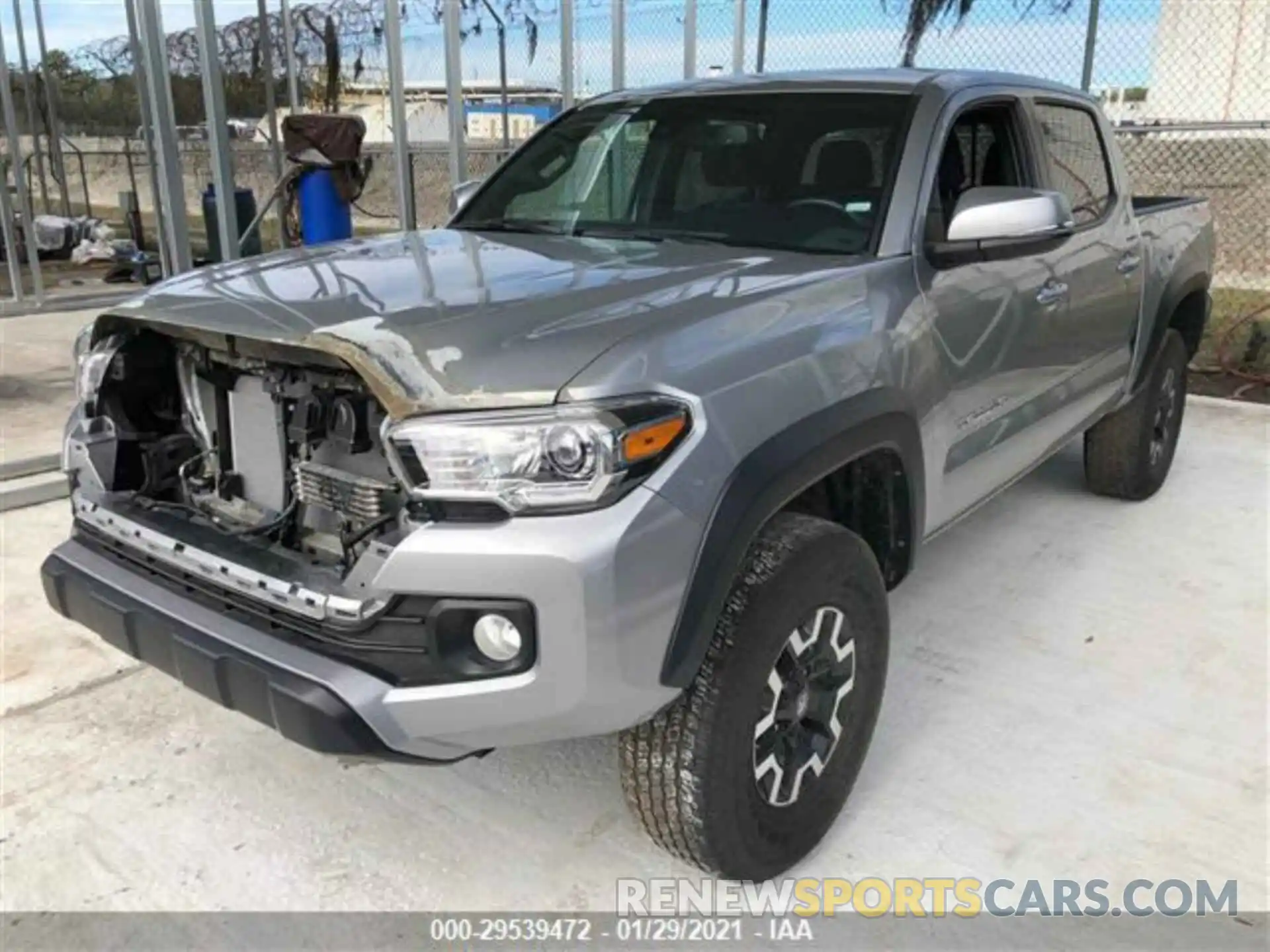 2 Photograph of a damaged car 5TFCZ5AN9LX226494 TOYOTA TACOMA 4WD 2020