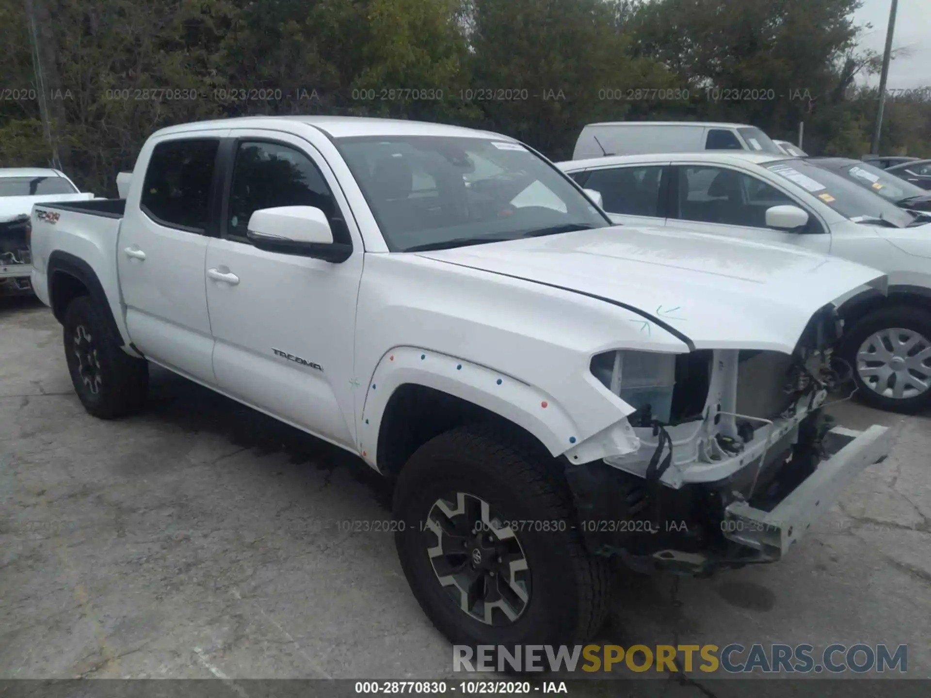 1 Photograph of a damaged car 5TFCZ5AN9LX230710 TOYOTA TACOMA 4WD 2020