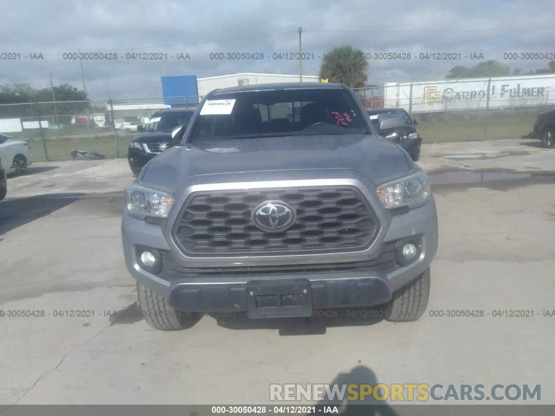 6 Photograph of a damaged car 5TFCZ5AN9LX230786 TOYOTA TACOMA 4WD 2020