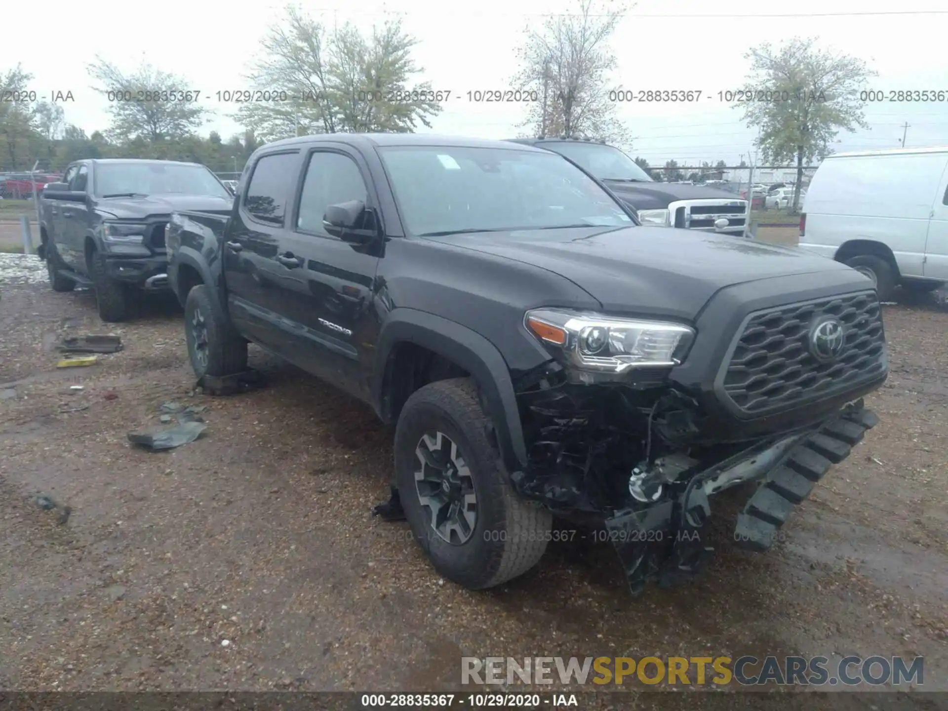 1 Photograph of a damaged car 5TFCZ5AN9LX231131 TOYOTA TACOMA 4WD 2020