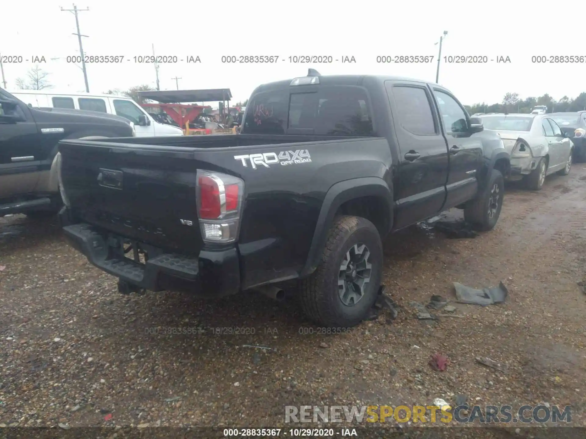 4 Фотография поврежденного автомобиля 5TFCZ5AN9LX231131 TOYOTA TACOMA 4WD 2020