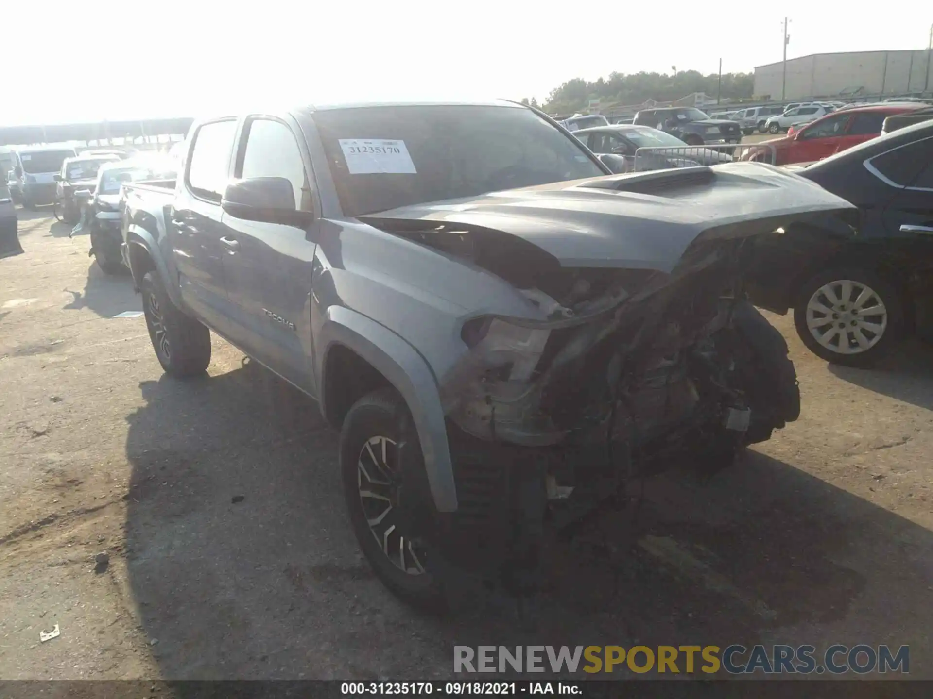 1 Photograph of a damaged car 5TFCZ5AN9LX234921 TOYOTA TACOMA 4WD 2020