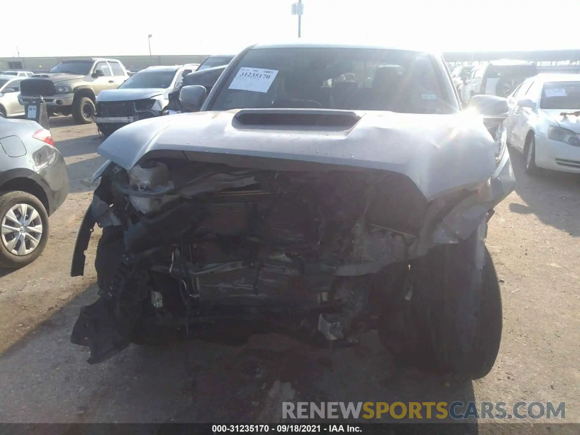 6 Photograph of a damaged car 5TFCZ5AN9LX234921 TOYOTA TACOMA 4WD 2020