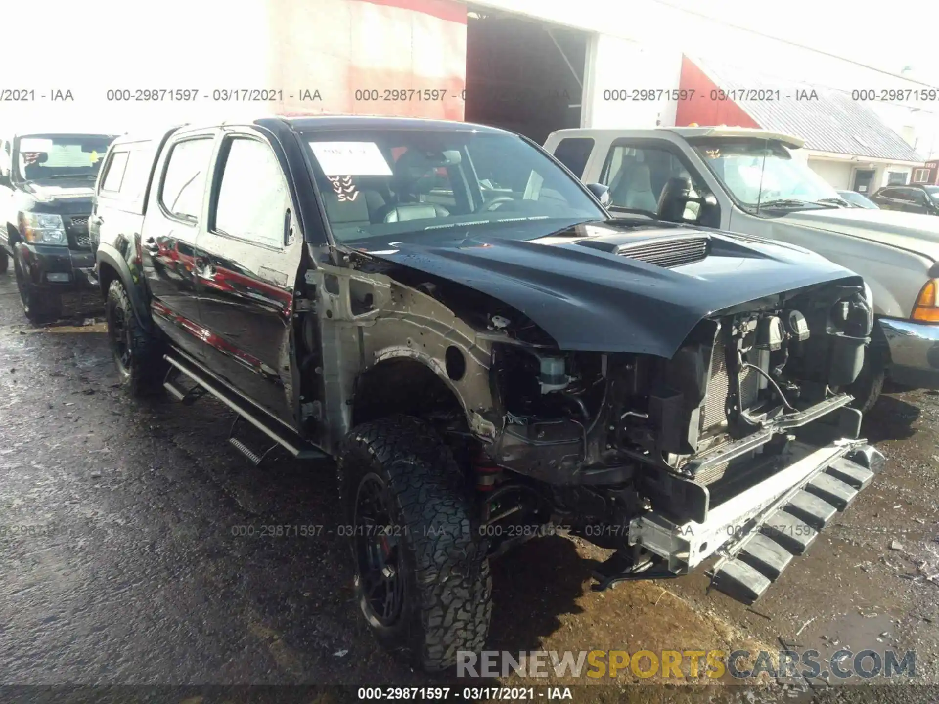 1 Photograph of a damaged car 5TFCZ5AN9LX237849 TOYOTA TACOMA 4WD 2020