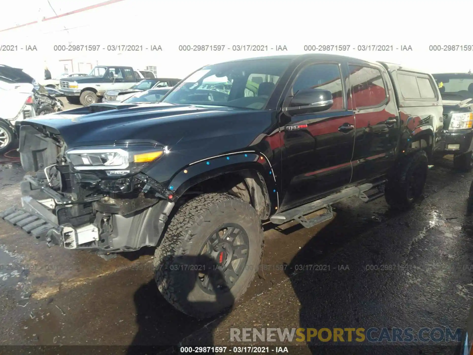 2 Photograph of a damaged car 5TFCZ5AN9LX237849 TOYOTA TACOMA 4WD 2020