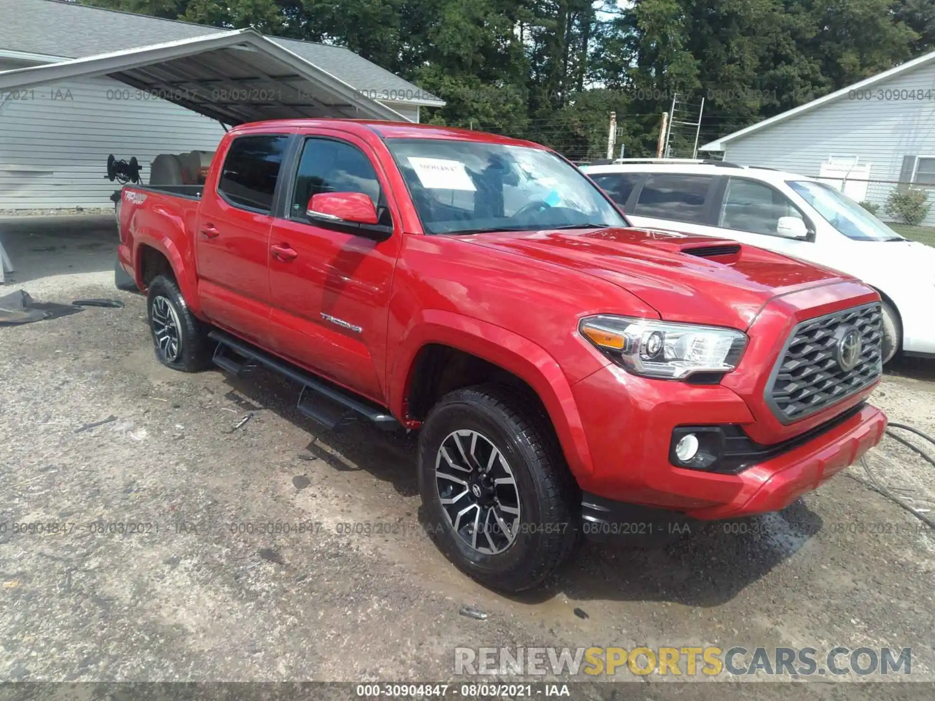 1 Photograph of a damaged car 5TFCZ5ANXLX220994 TOYOTA TACOMA 4WD 2020