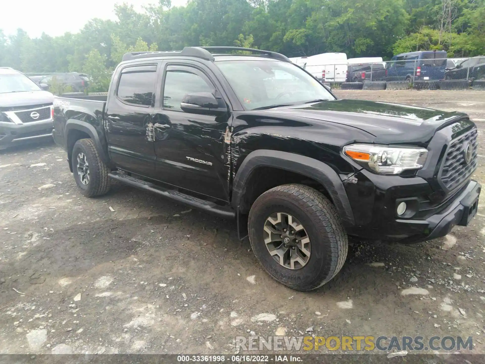 1 Photograph of a damaged car 5TFCZ5ANXLX223281 TOYOTA TACOMA 4WD 2020