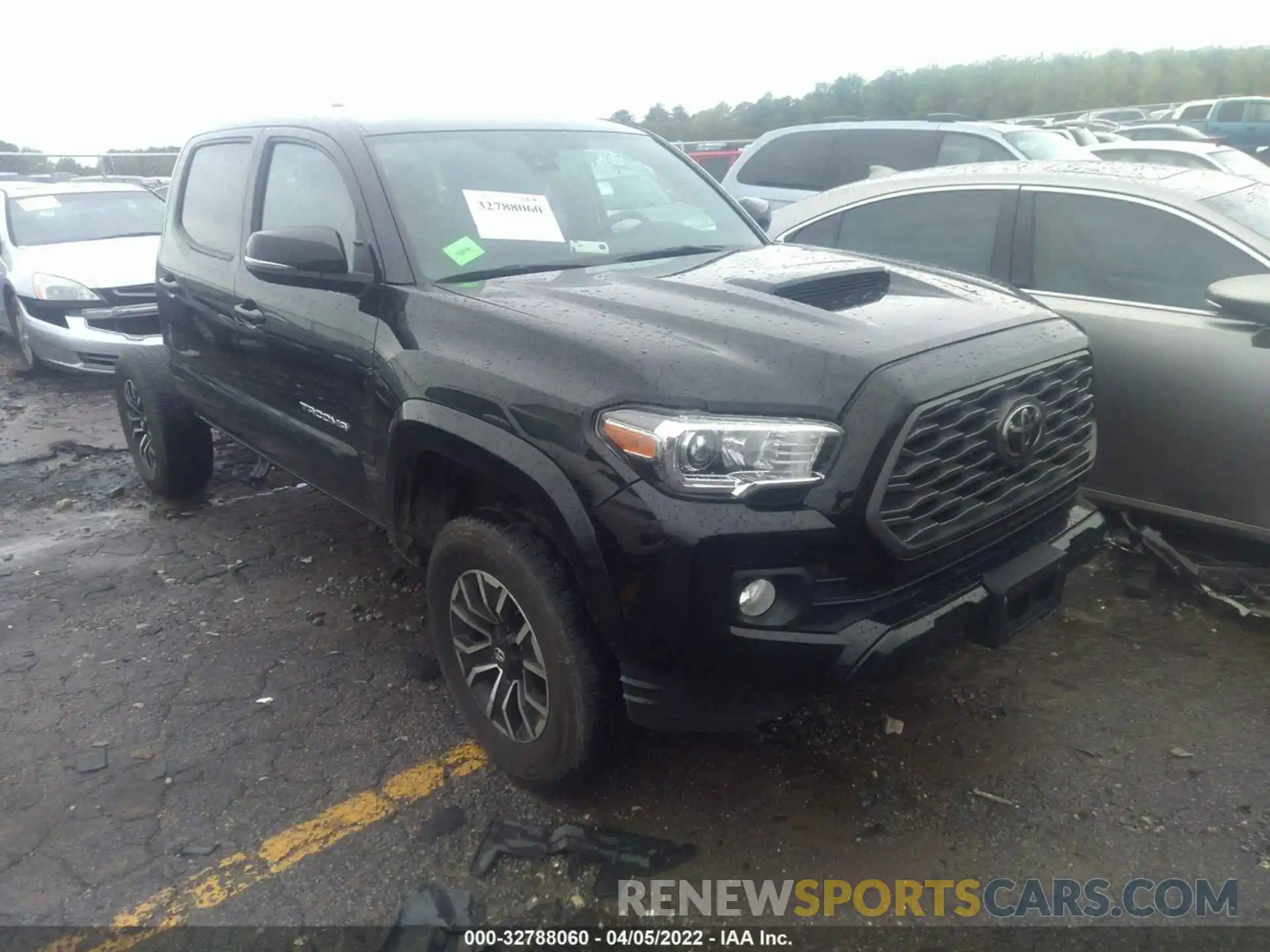 1 Photograph of a damaged car 5TFCZ5ANXLX223670 TOYOTA TACOMA 4WD 2020