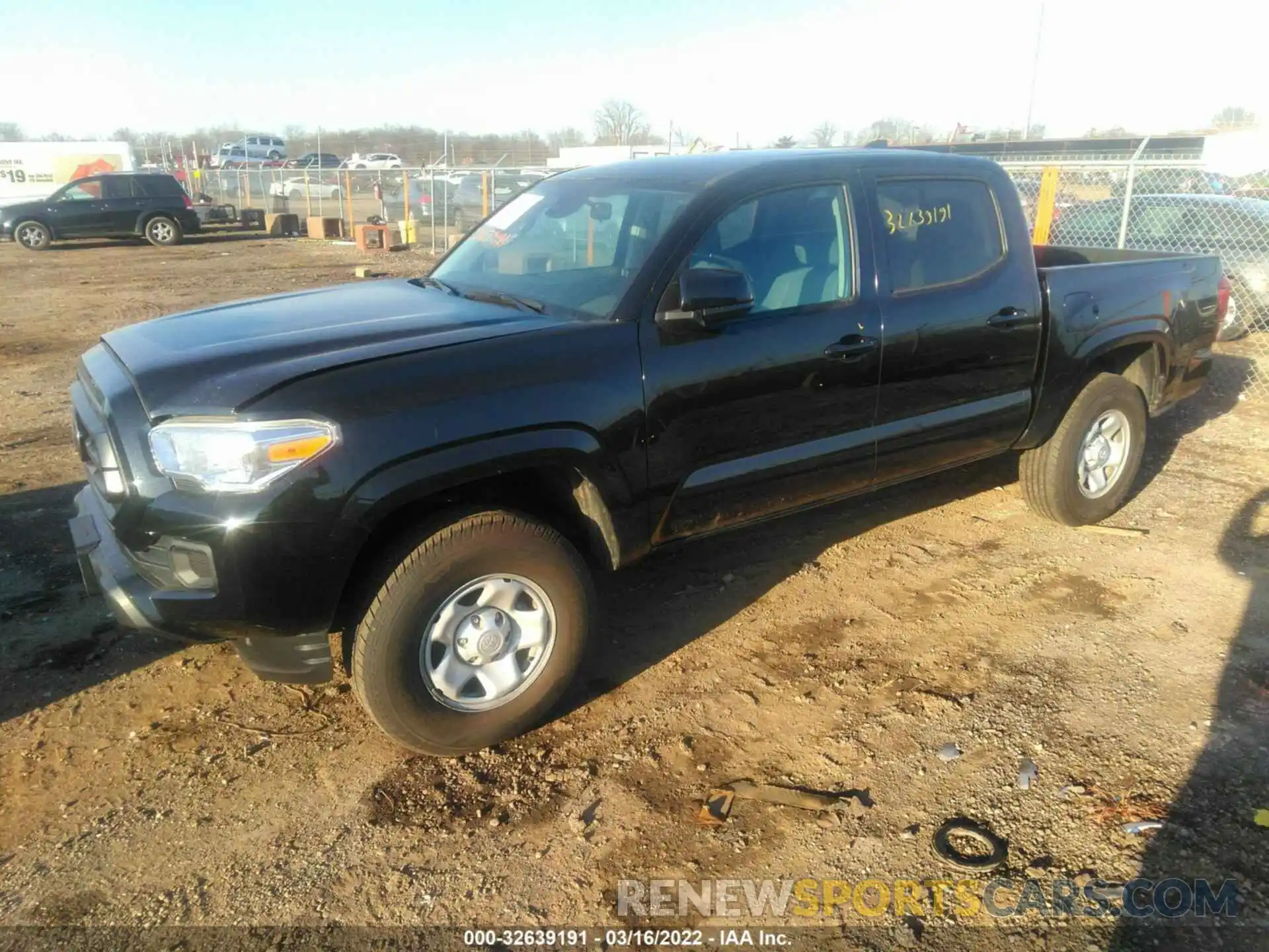 2 Фотография поврежденного автомобиля 5TFCZ5ANXLX234474 TOYOTA TACOMA 4WD 2020