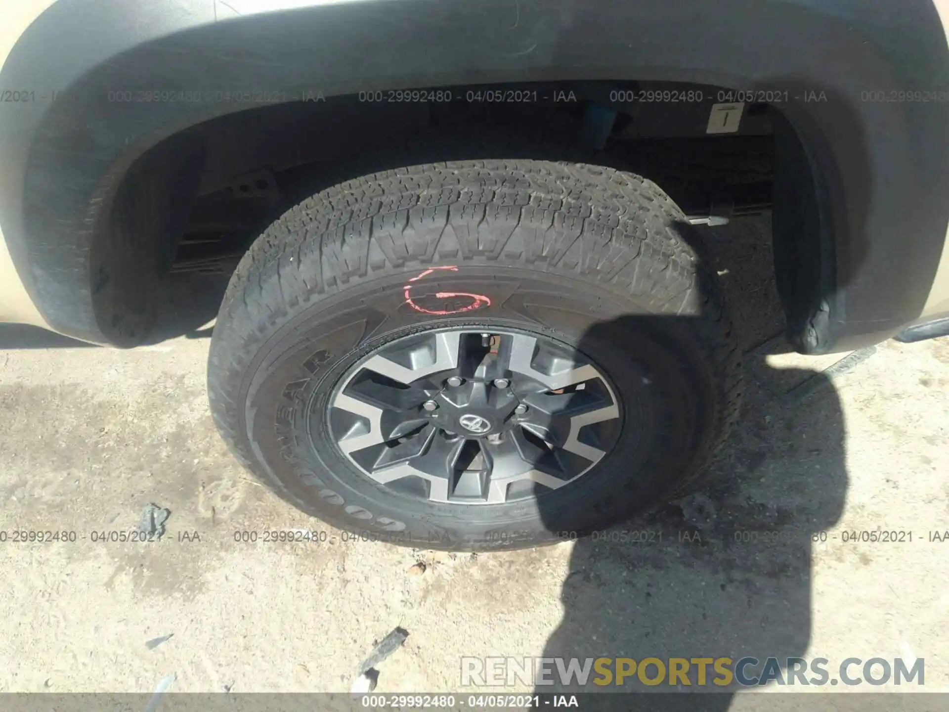 12 Photograph of a damaged car 5TFDZ5BN0LX051412 TOYOTA TACOMA 4WD 2020