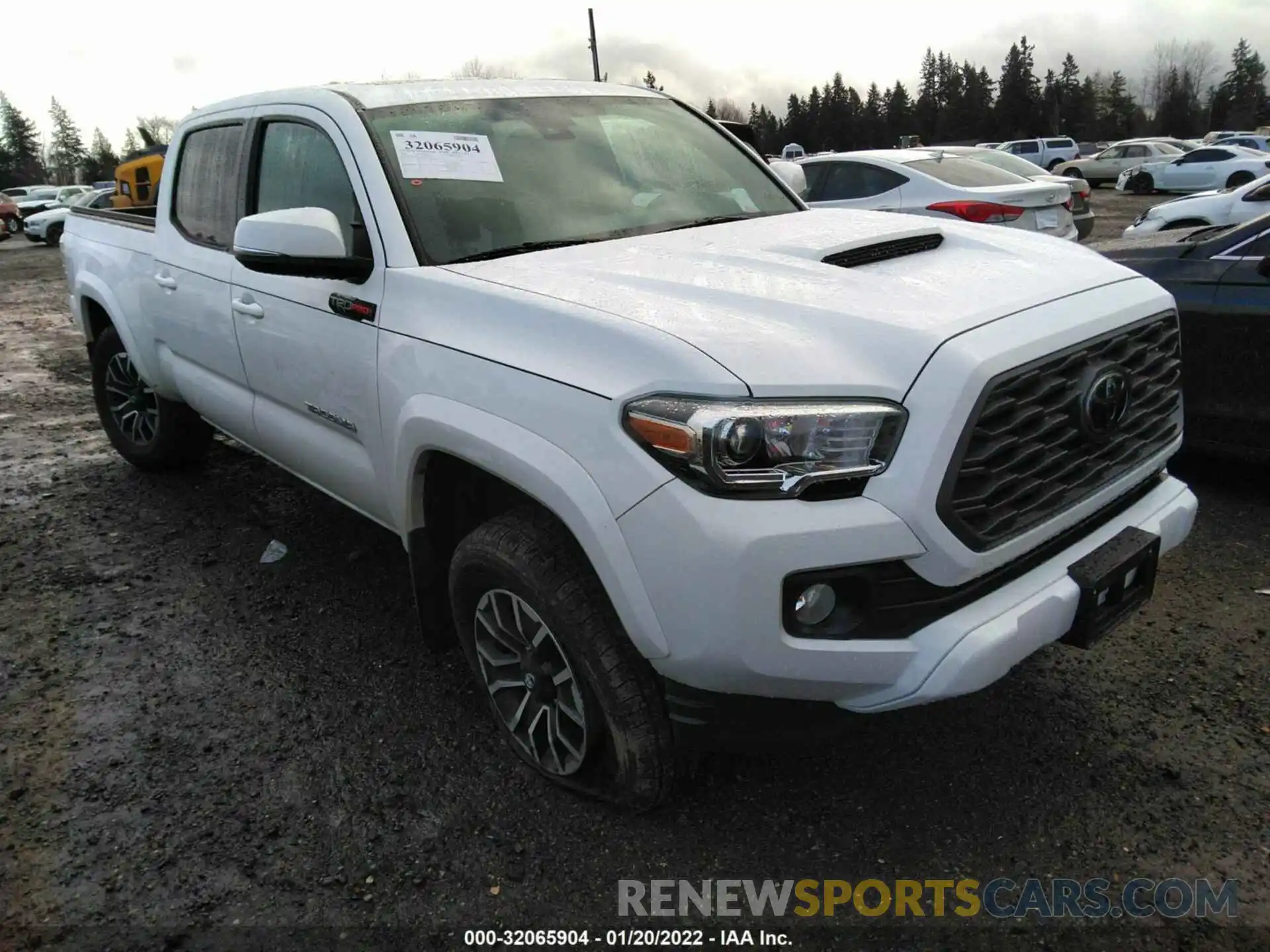 1 Photograph of a damaged car 5TFDZ5BN0LX052253 TOYOTA TACOMA 4WD 2020