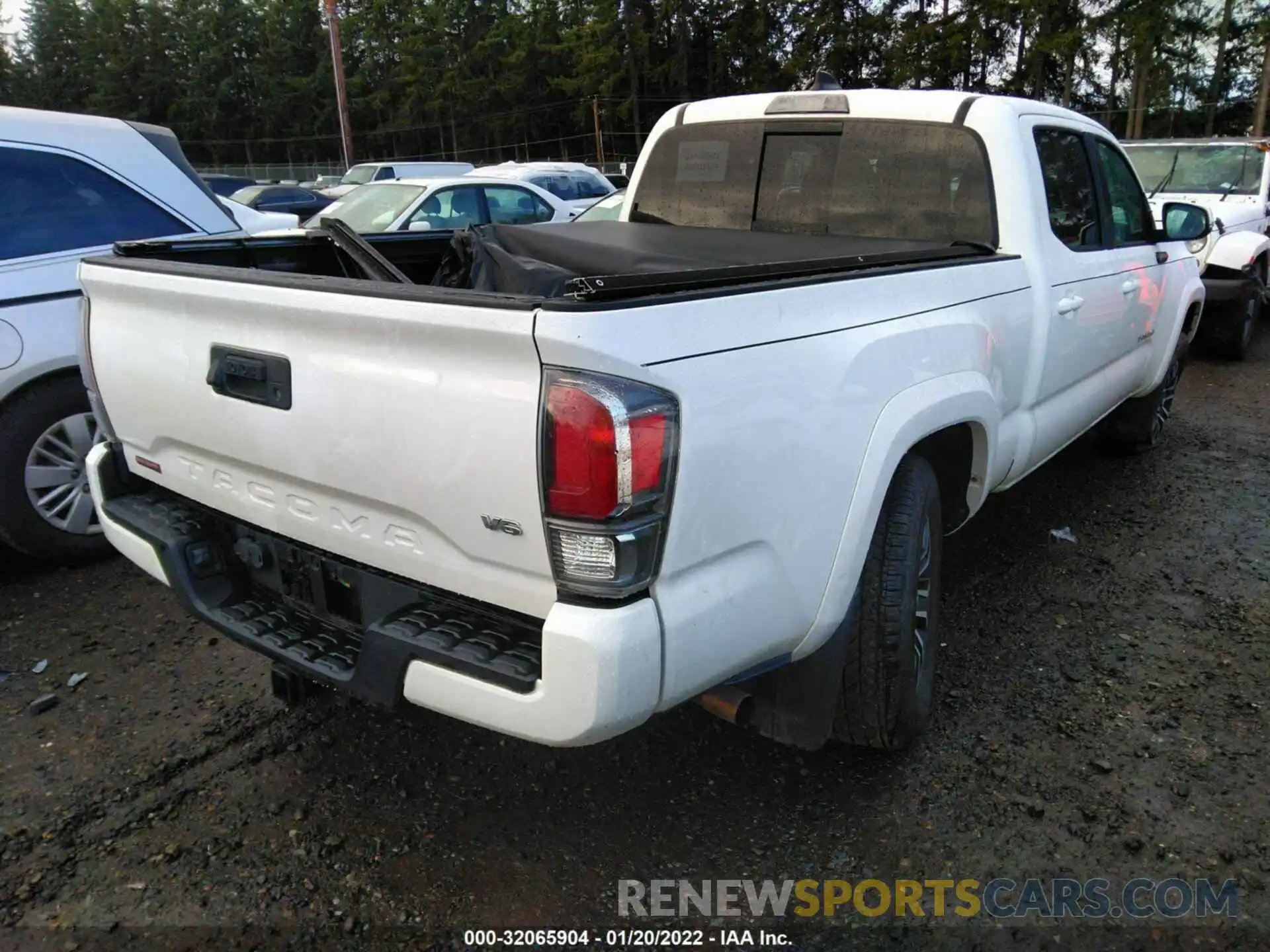 4 Фотография поврежденного автомобиля 5TFDZ5BN0LX052253 TOYOTA TACOMA 4WD 2020