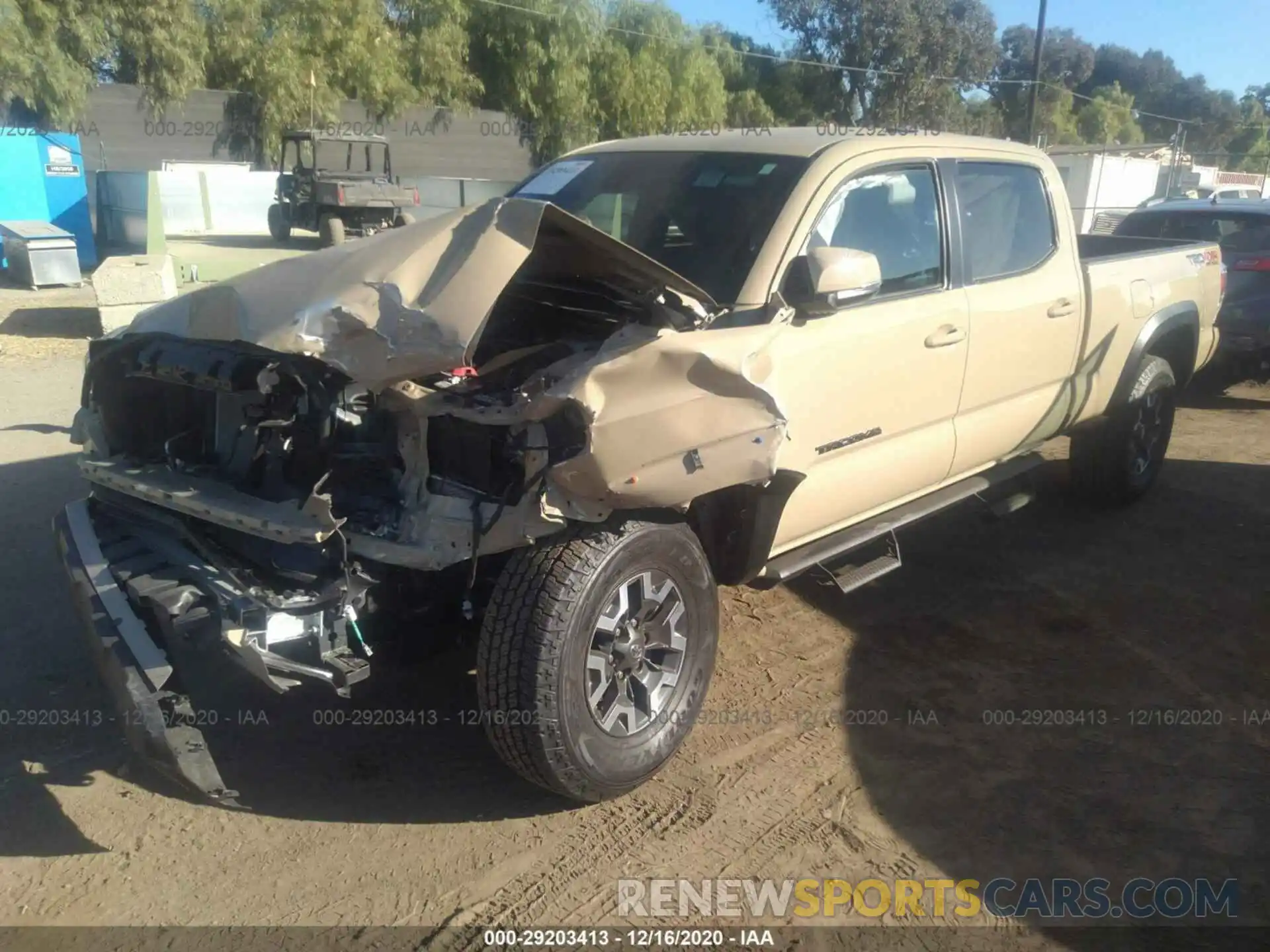 2 Photograph of a damaged car 5TFDZ5BN2LX052545 TOYOTA TACOMA 4WD 2020