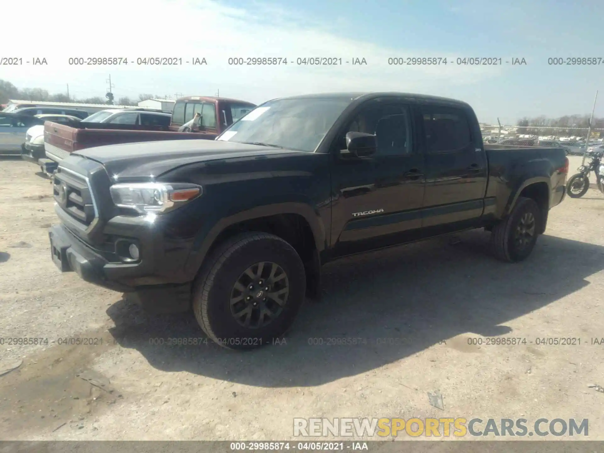 2 Photograph of a damaged car 5TFDZ5BN7LX047213 TOYOTA TACOMA 4WD 2020