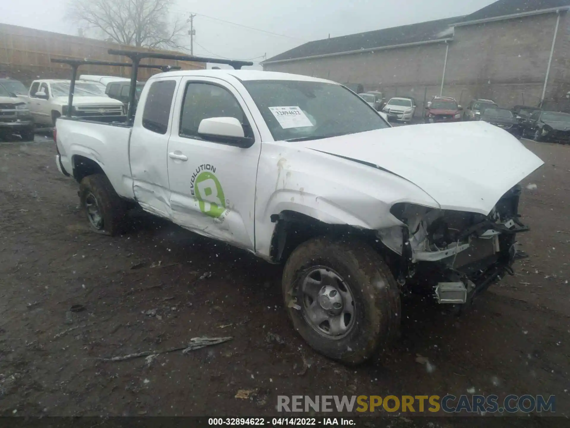 1 Photograph of a damaged car 5TFSX5EN2LX071220 TOYOTA TACOMA 4WD 2020