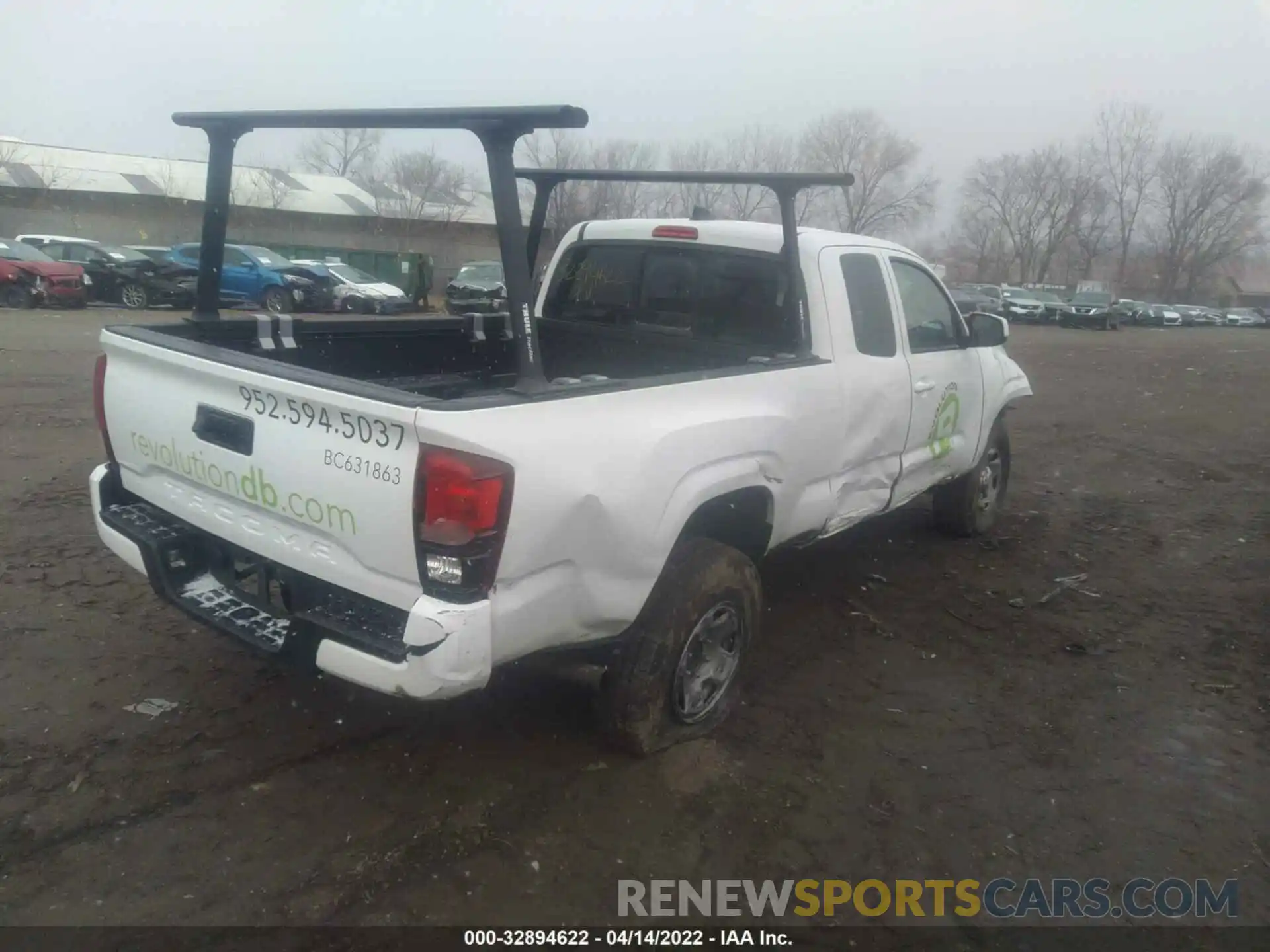 4 Фотография поврежденного автомобиля 5TFSX5EN2LX071220 TOYOTA TACOMA 4WD 2020