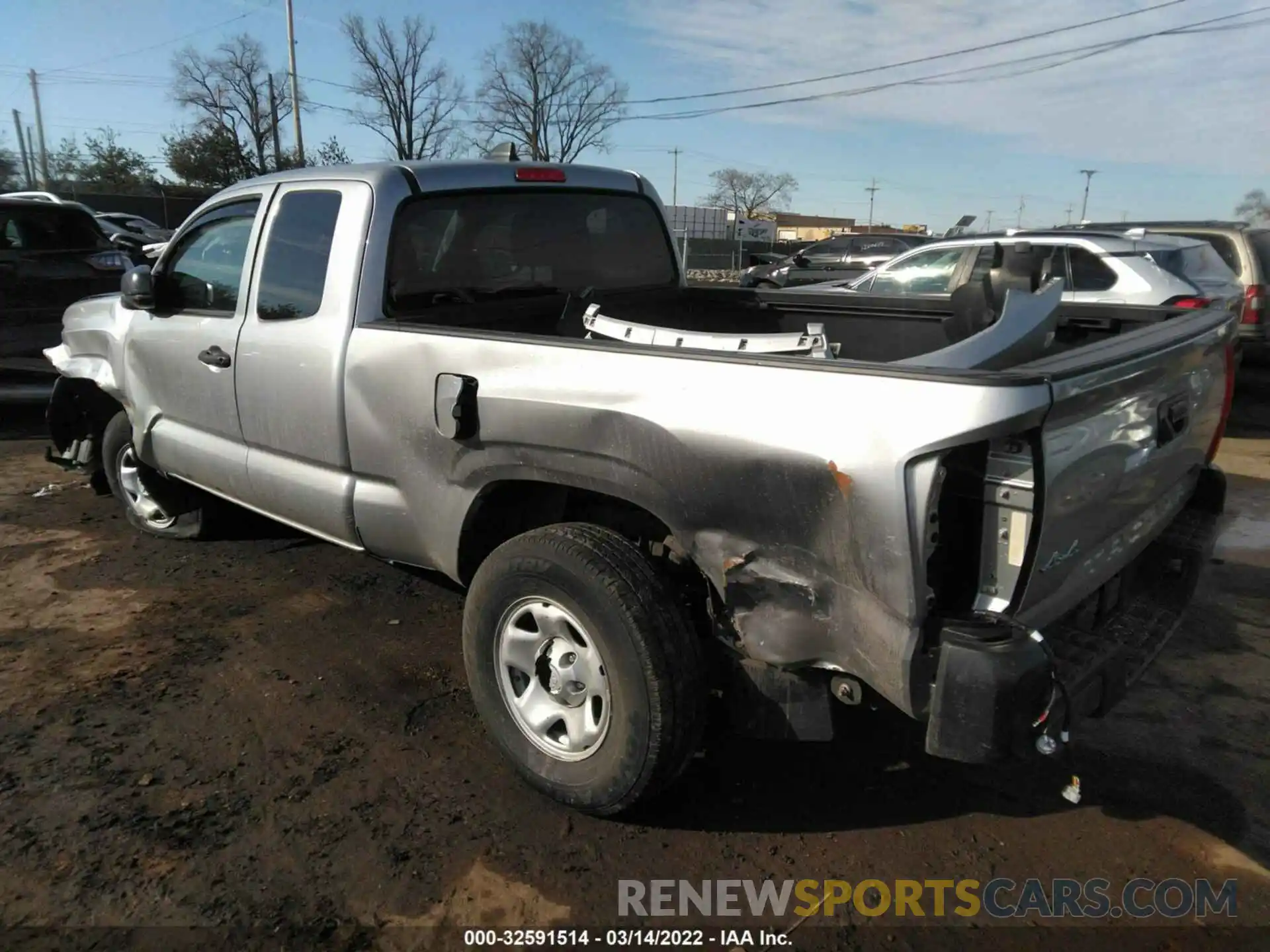 3 Photograph of a damaged car 5TFSX5EN2LX073016 TOYOTA TACOMA 4WD 2020