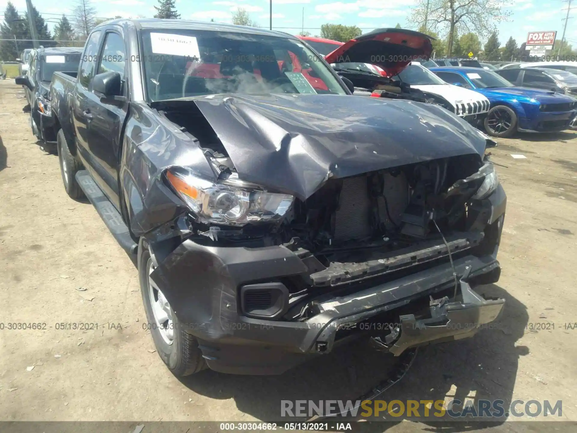 6 Photograph of a damaged car 5TFSX5EN4LX071896 TOYOTA TACOMA 4WD 2020