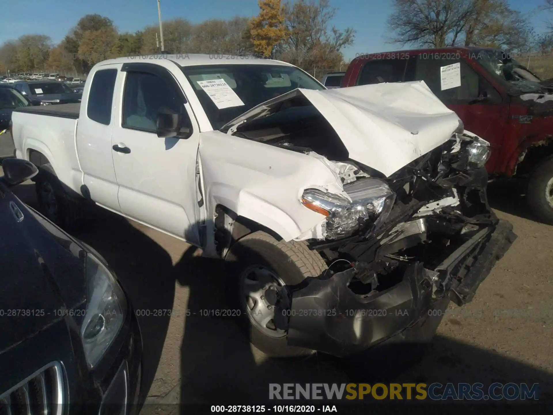 1 Photograph of a damaged car 5TFSX5EN4LX073311 TOYOTA TACOMA 4WD 2020