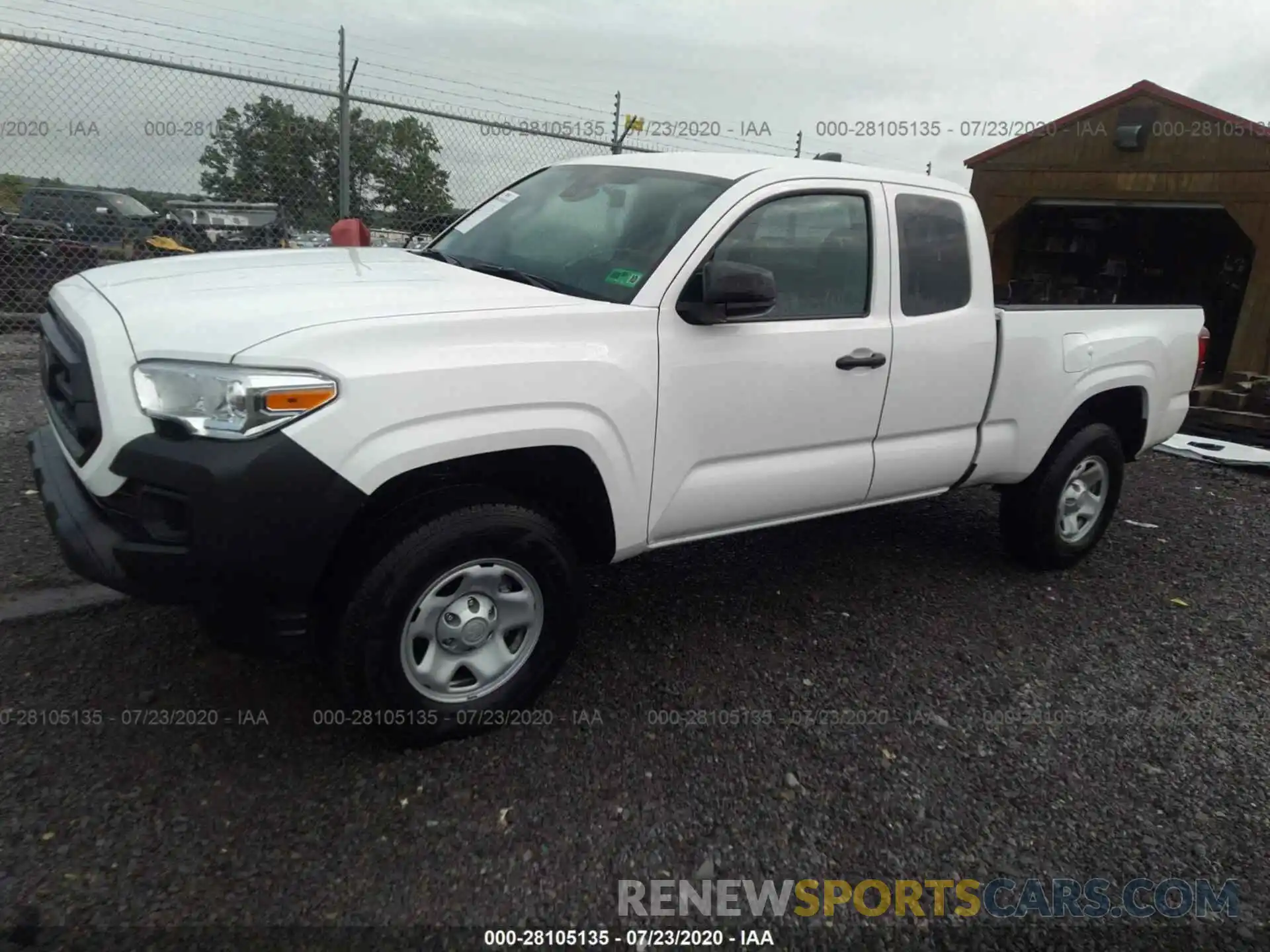 2 Photograph of a damaged car 5TFSX5EN8LX071609 TOYOTA TACOMA 4WD 2020