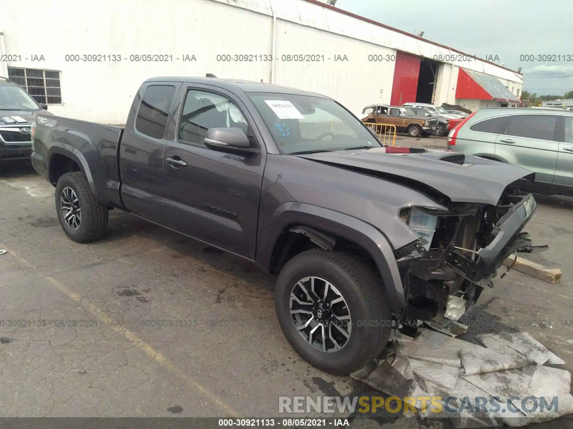 1 Photograph of a damaged car 5TFSZ5AN1LX215128 TOYOTA TACOMA 4WD 2020