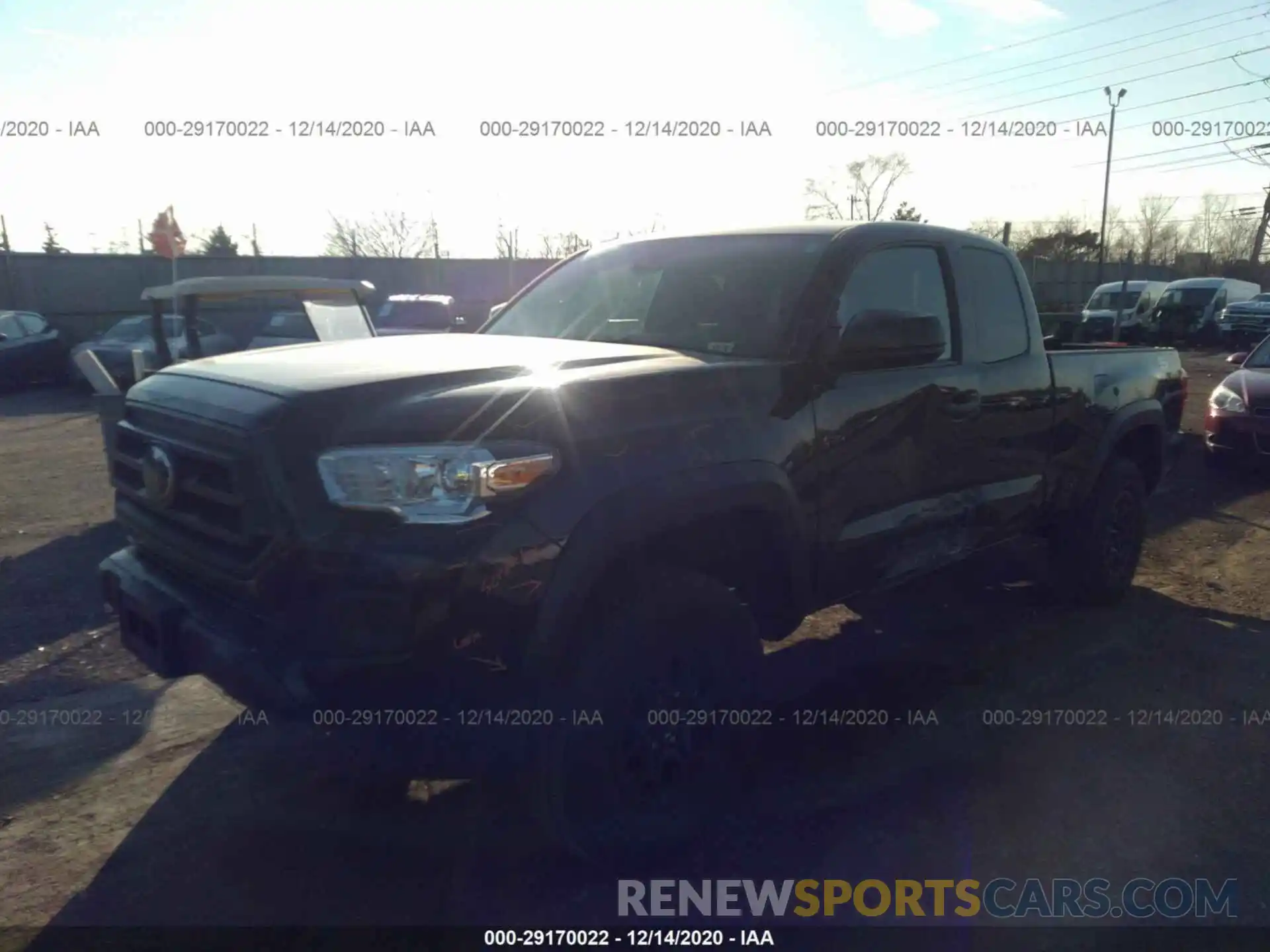 2 Photograph of a damaged car 5TFSZ5AN1LX217123 TOYOTA TACOMA 4WD 2020