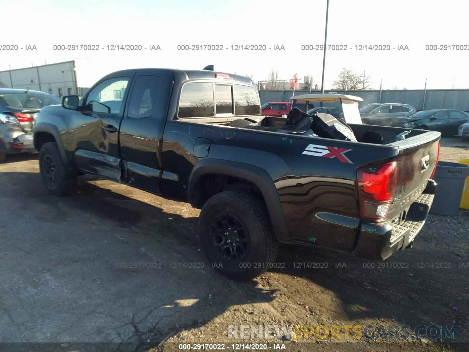 3 Photograph of a damaged car 5TFSZ5AN1LX217123 TOYOTA TACOMA 4WD 2020