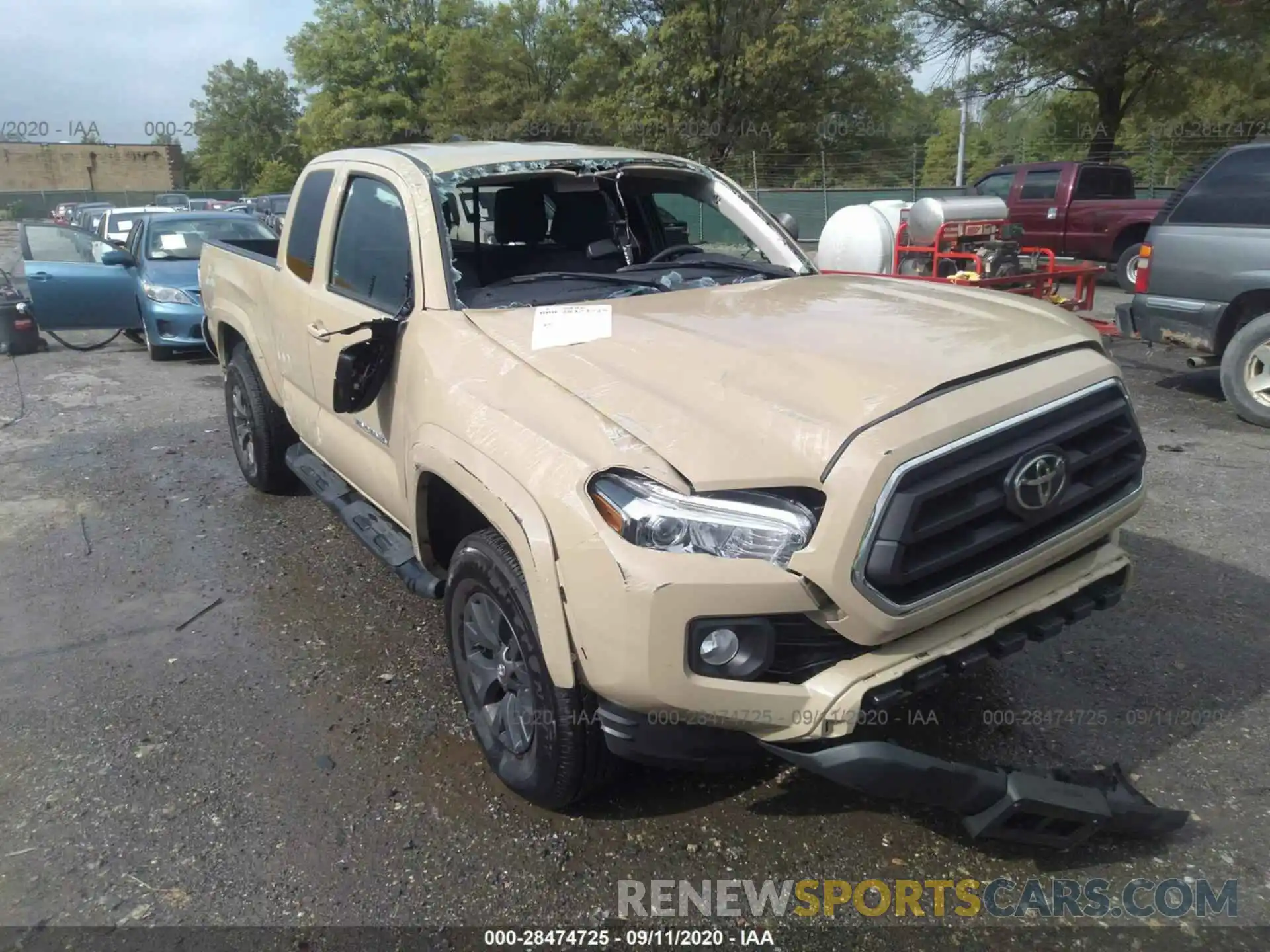 6 Photograph of a damaged car 5TFSZ5ANXLX216519 TOYOTA TACOMA 4WD 2020