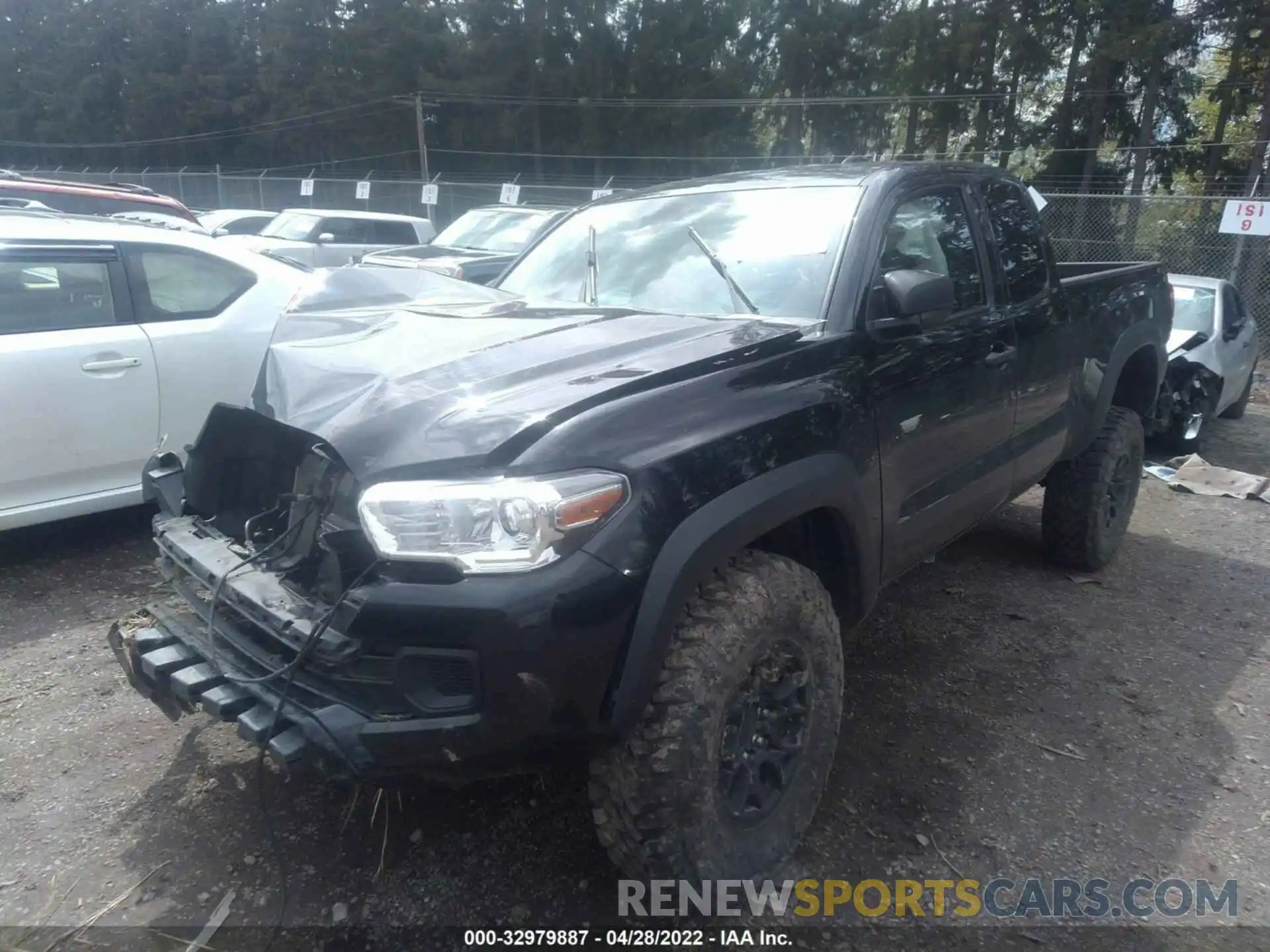 2 Photograph of a damaged car 5TFSZ5ANXLX218626 TOYOTA TACOMA 4WD 2020