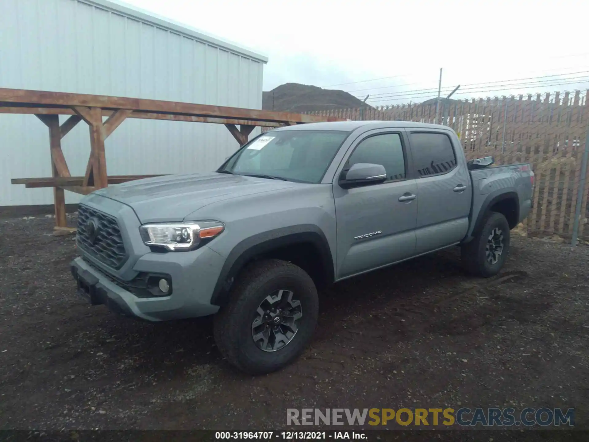 2 Photograph of a damaged car 3TMCZ5AN0MM375805 TOYOTA TACOMA 4WD 2021