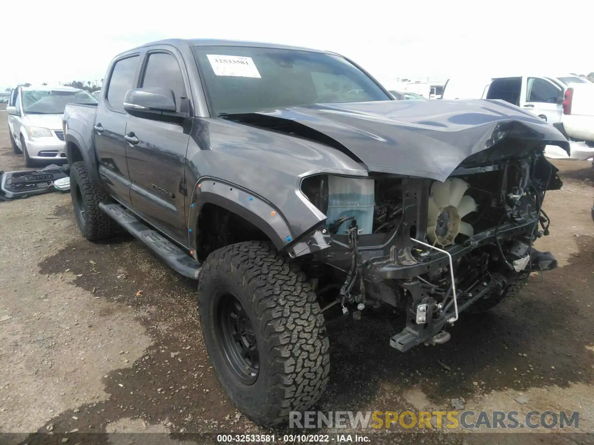 1 Photograph of a damaged car 3TMCZ5AN0MM380017 TOYOTA TACOMA 4WD 2021