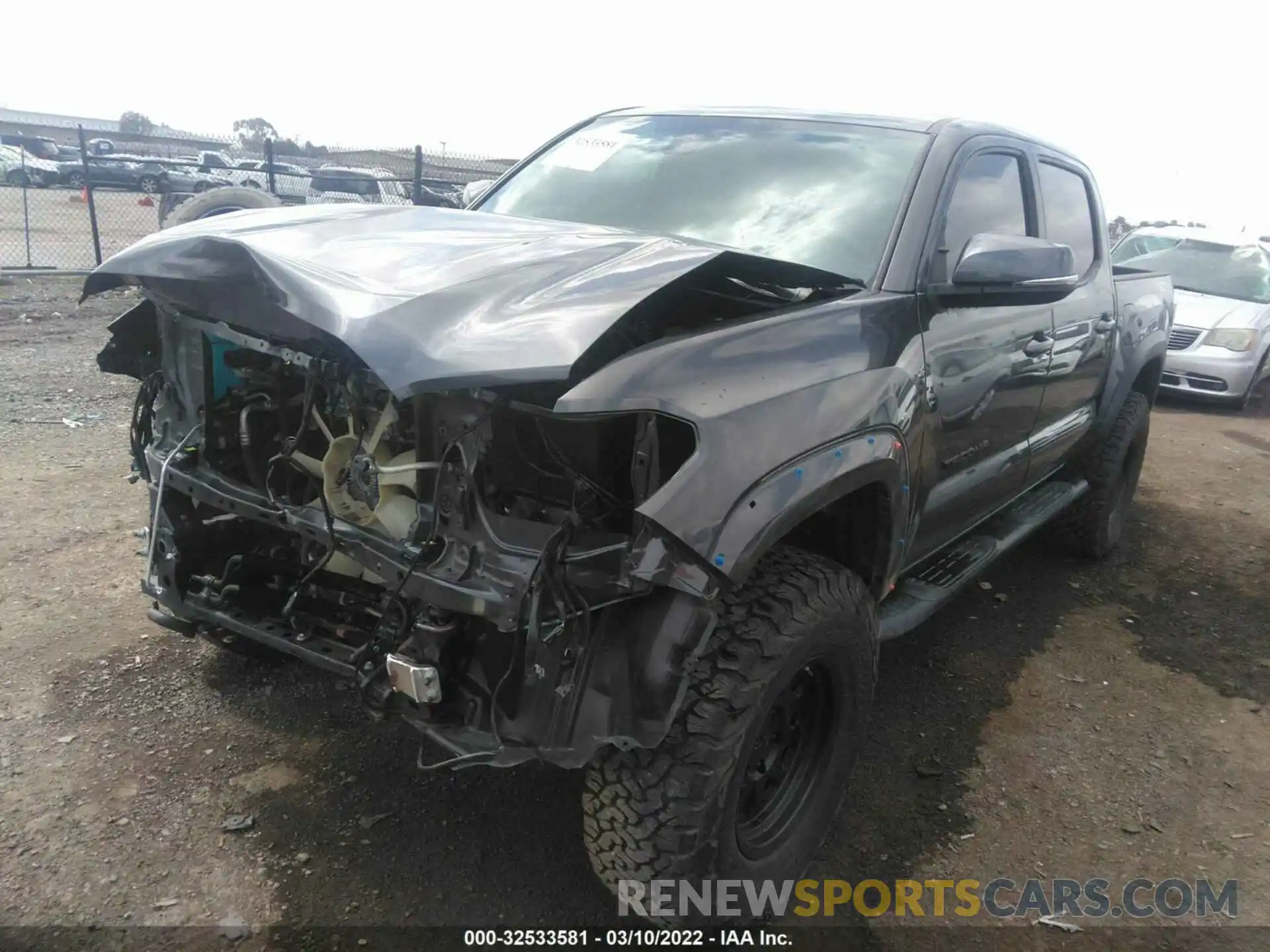 2 Photograph of a damaged car 3TMCZ5AN0MM380017 TOYOTA TACOMA 4WD 2021