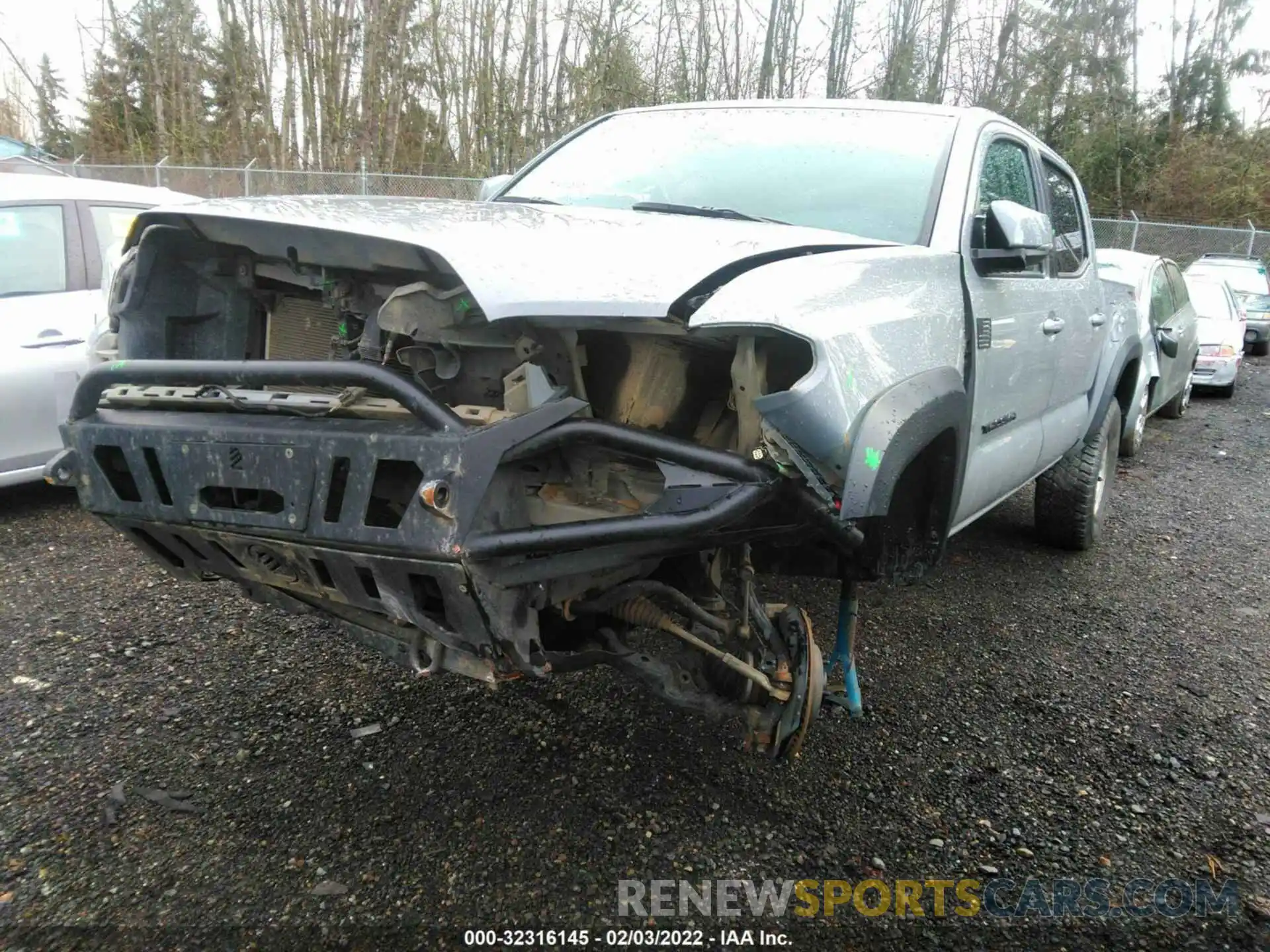 2 Фотография поврежденного автомобиля 3TMCZ5AN0MM381300 TOYOTA TACOMA 4WD 2021