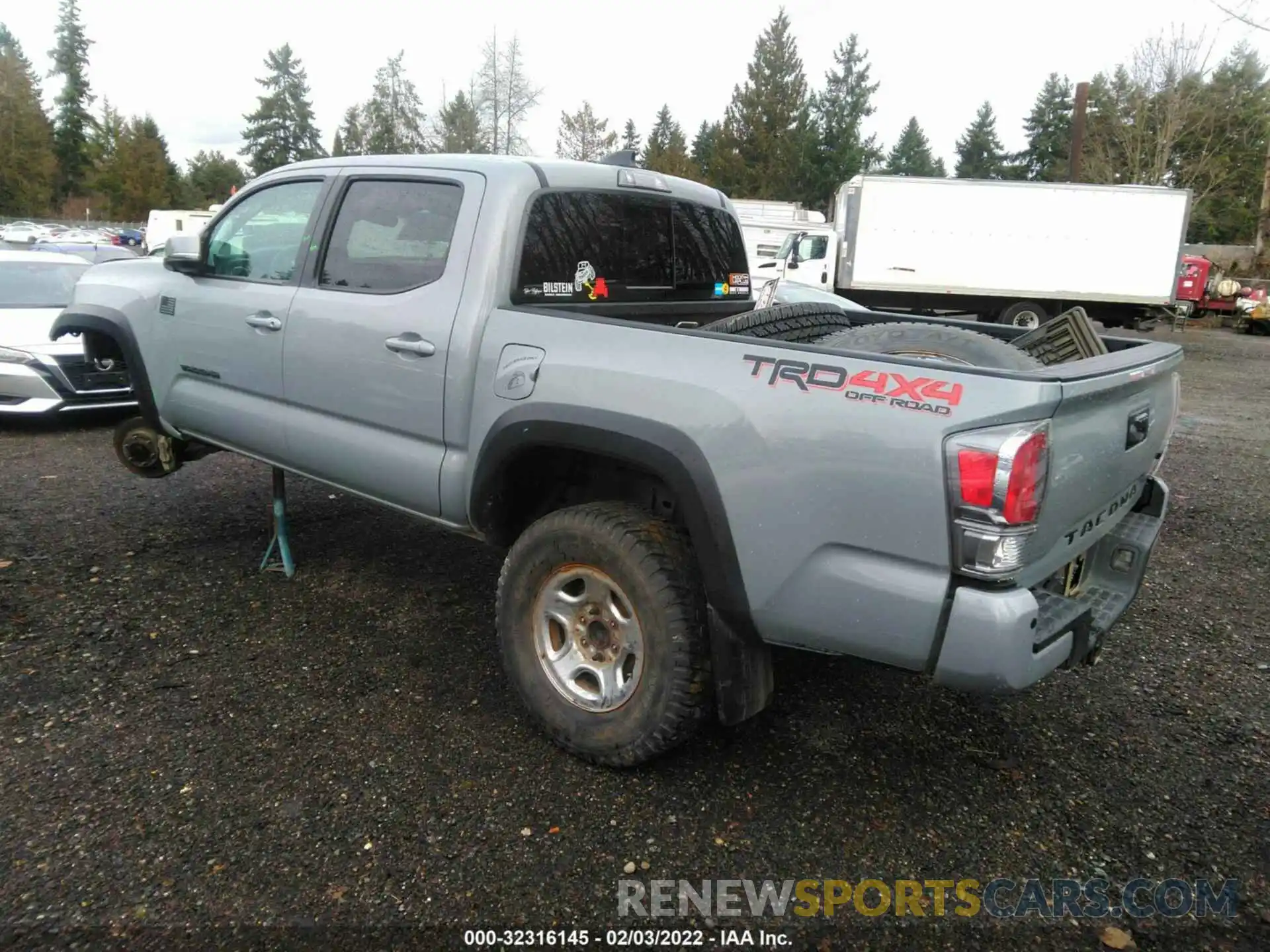 3 Photograph of a damaged car 3TMCZ5AN0MM381300 TOYOTA TACOMA 4WD 2021