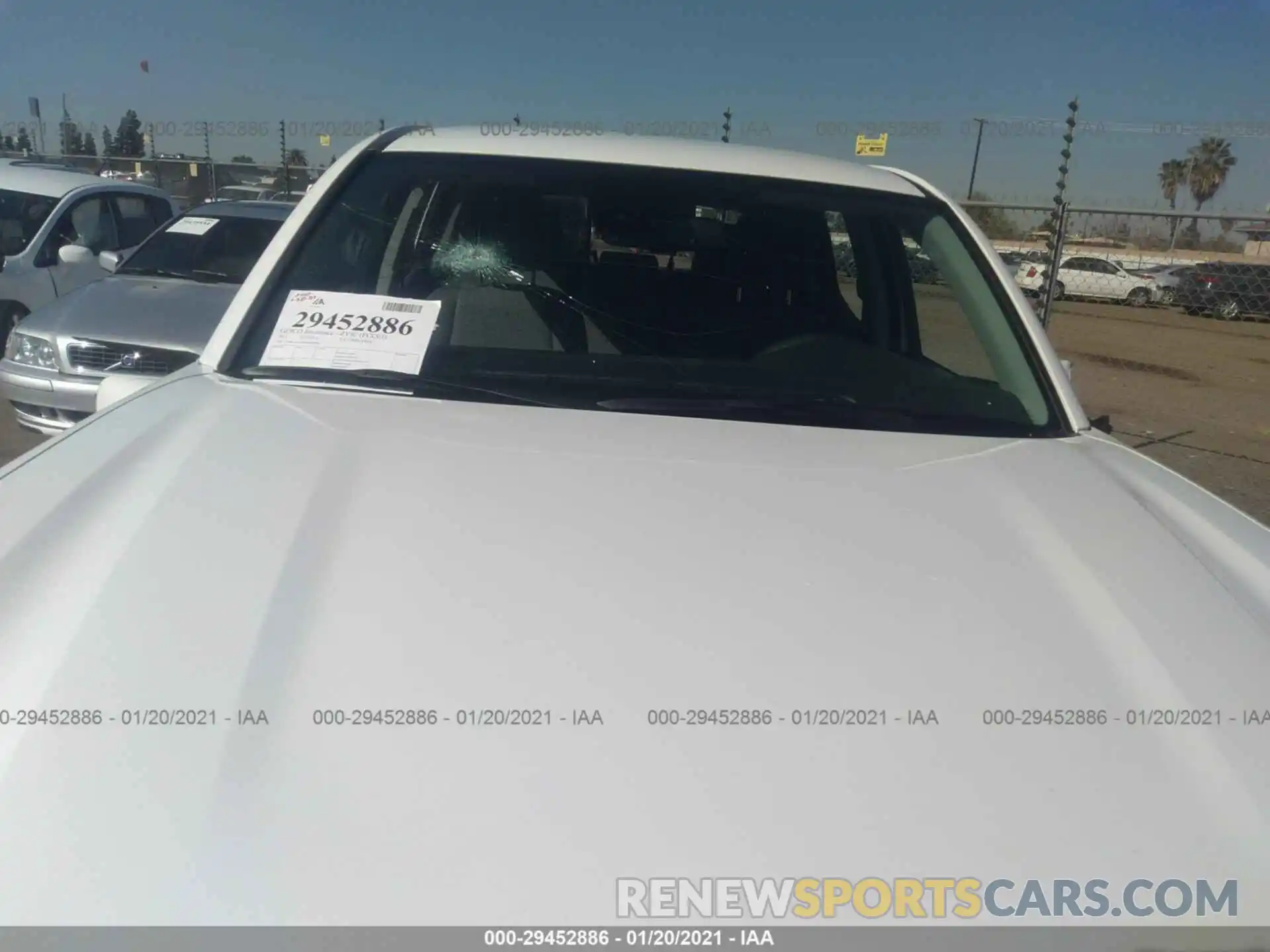 6 Photograph of a damaged car 3TMCZ5AN0MM384942 TOYOTA TACOMA 4WD 2021