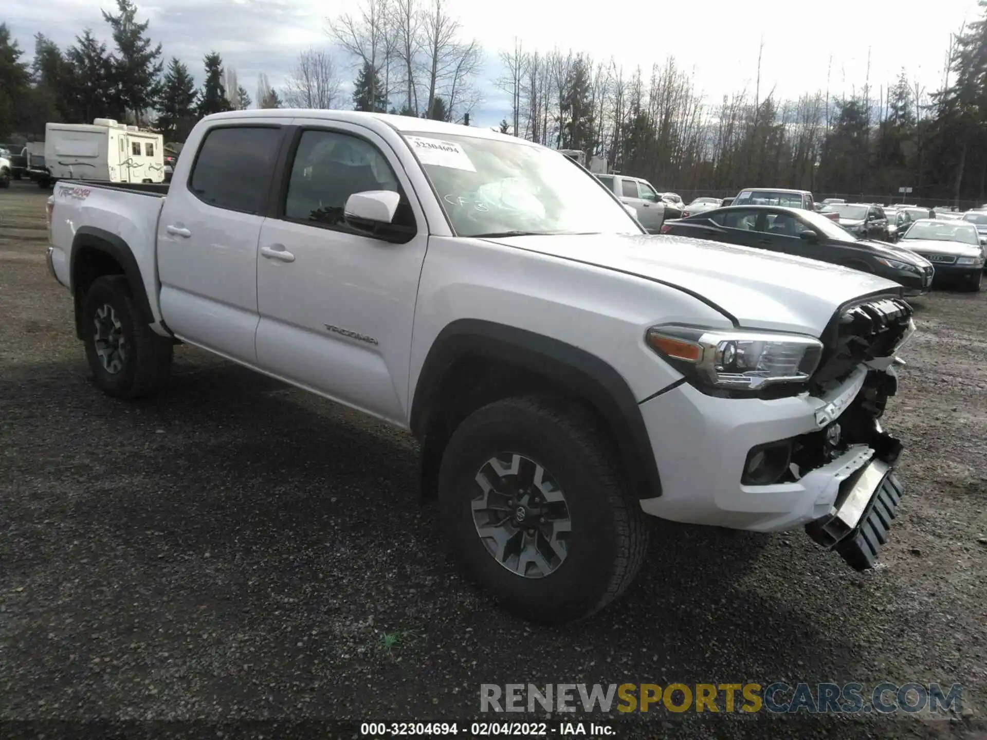 1 Photograph of a damaged car 3TMCZ5AN0MM393608 TOYOTA TACOMA 4WD 2021